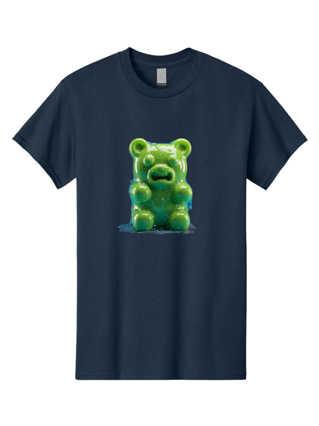 Gummy-Bear-3 Men'S Graphic Tee, 100% Cotton, Comfortable Casual Summer Wear, Machine Washable, Vintage Camera, Old Camera, Antique Camera, Black Camera, Classic Photography, Photography Equipment, Nostalgic Device, Film Camera, Camera Art Bam605
