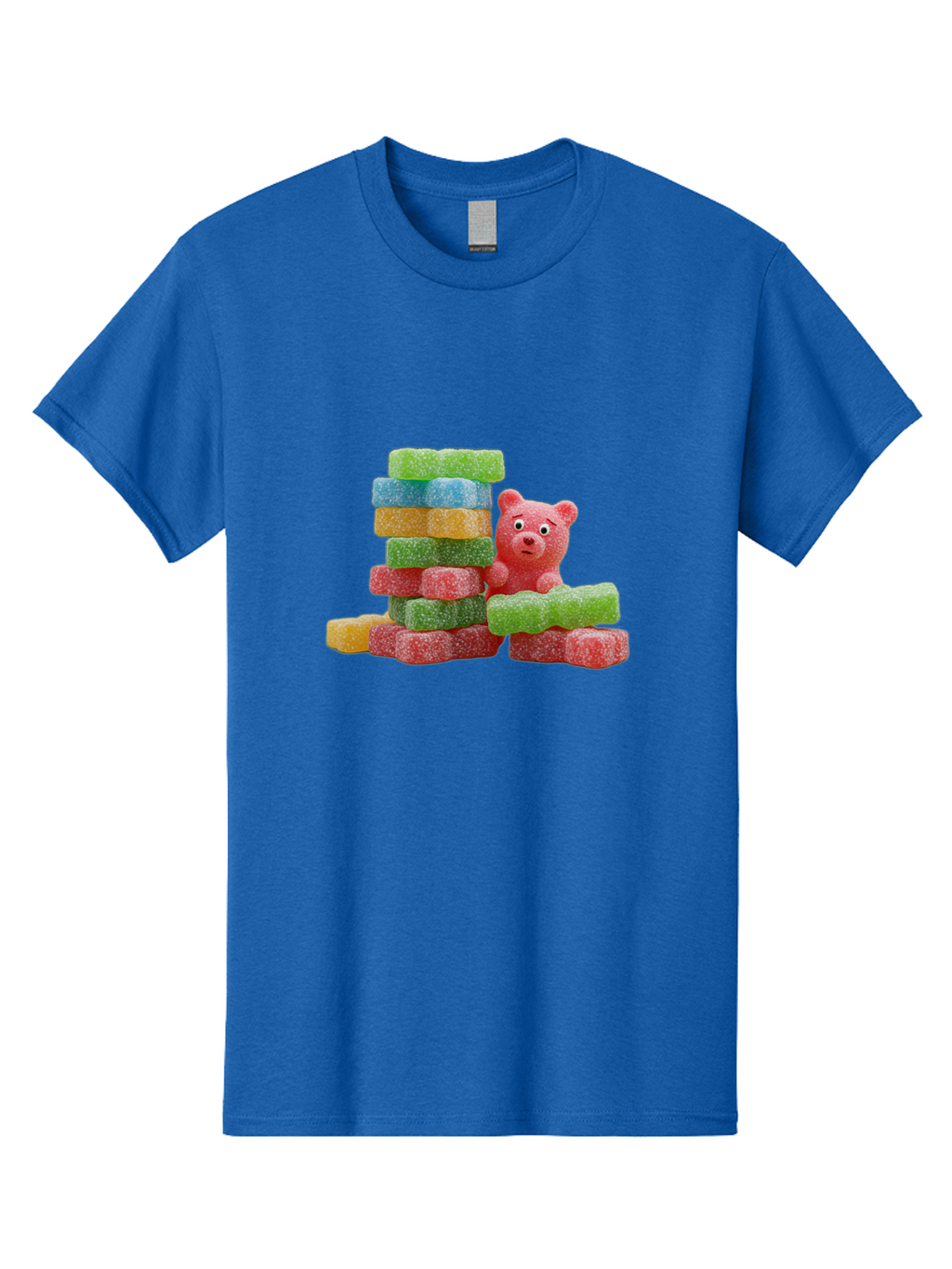 Gummy-Bear-Gummies Men'S Graphic Tee, 100% Cotton, Comfortable Casual Summer Wear, Machine Washable, Vintage Camera, Old Camera, Antique Camera, Black Camera, Classic Photography, Photography Equipment, Nostalgic Device, Film Camera, Bam608