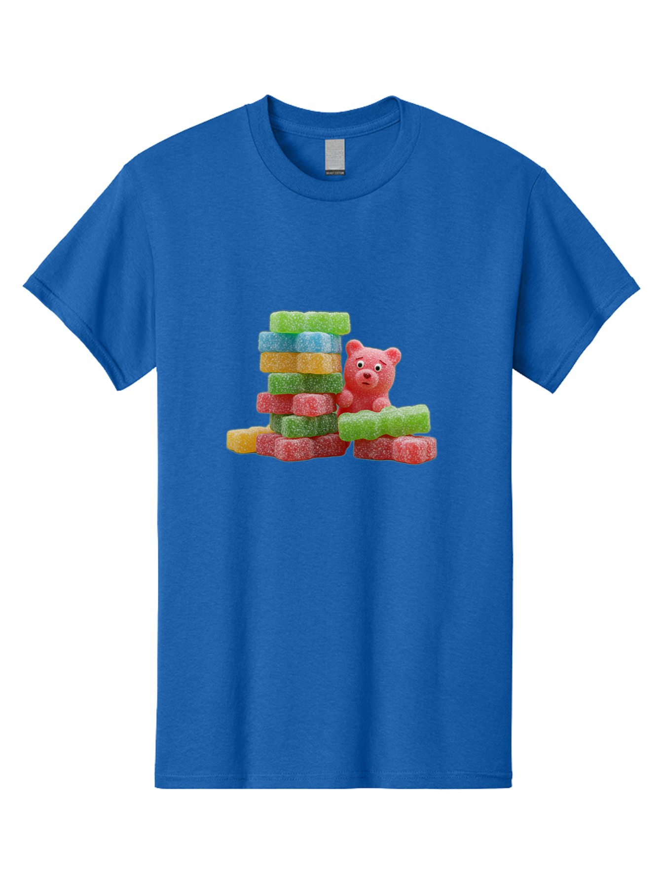 Gummy-Bear-Gummies Men'S Graphic Tee, 100% Cotton, Comfortable Casual Summer Wear, Machine Washable, Vintage Camera, Old Camera, Antique Camera, Black Camera, Classic Photography, Photography Equipment, Nostalgic Device, Film Camera, Bam608
