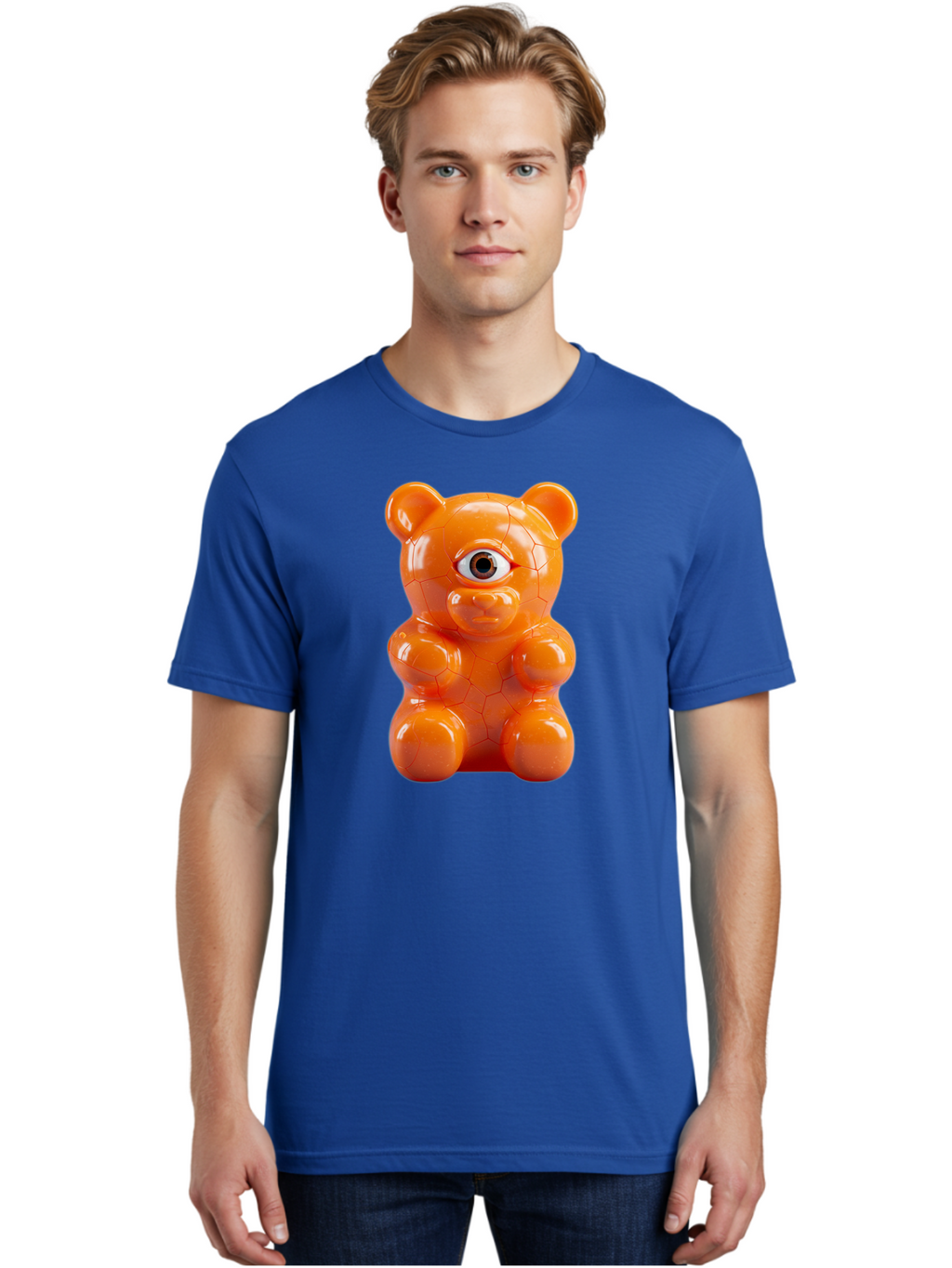 Gummy-Bear-Vase Men'S Graphic Tee, 100% Cotton, Comfortable Casual Summer Wear, Machine Washable, Vintage Camera, Old Camera, Antique Camera, Black Camera, Classic Photography, Photography Equipment, Nostalgic Device, Film Camera, Camera Art Bam611