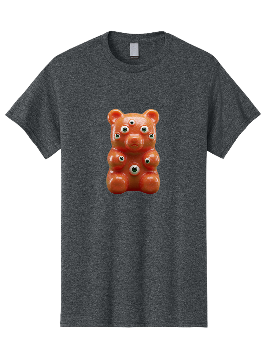 Gummy-Bear-With-Googly-Eyes Men'S Graphic Tee, 100% Cotton, Comfortable Casual Summer Wear, Machine Washable, Vintage Camera, Old Camera, Antique Camera, Black Camera, Classic Photography, Photography Equipment, Nostalgic Device, Film Camera, Bam613