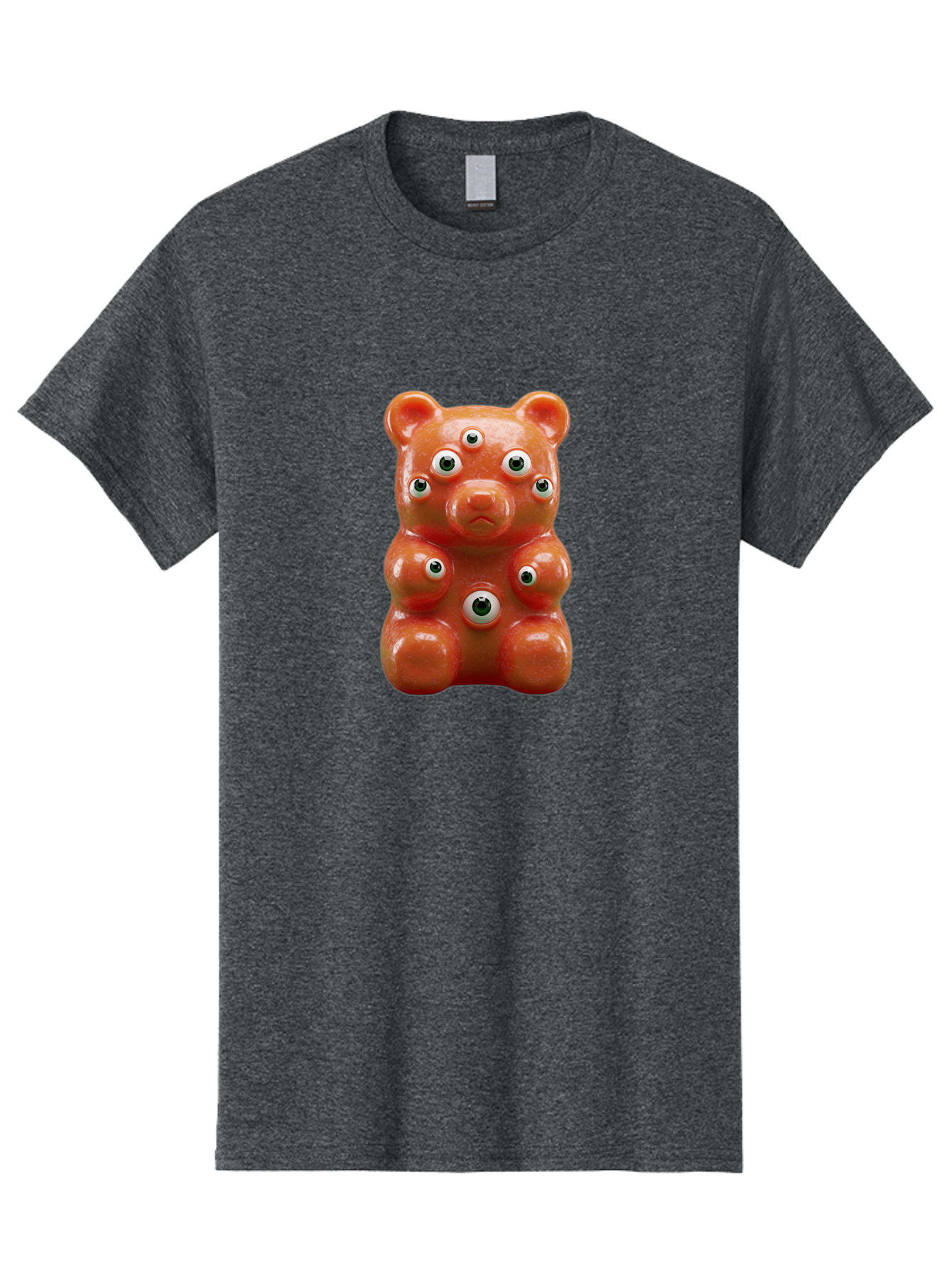 Gummy-Bear-With-Googly-Eyes Men'S Graphic Tee, 100% Cotton, Comfortable Casual Summer Wear, Machine Washable, Vintage Camera, Old Camera, Antique Camera, Black Camera, Classic Photography, Photography Equipment, Nostalgic Device, Film Camera, Bam613