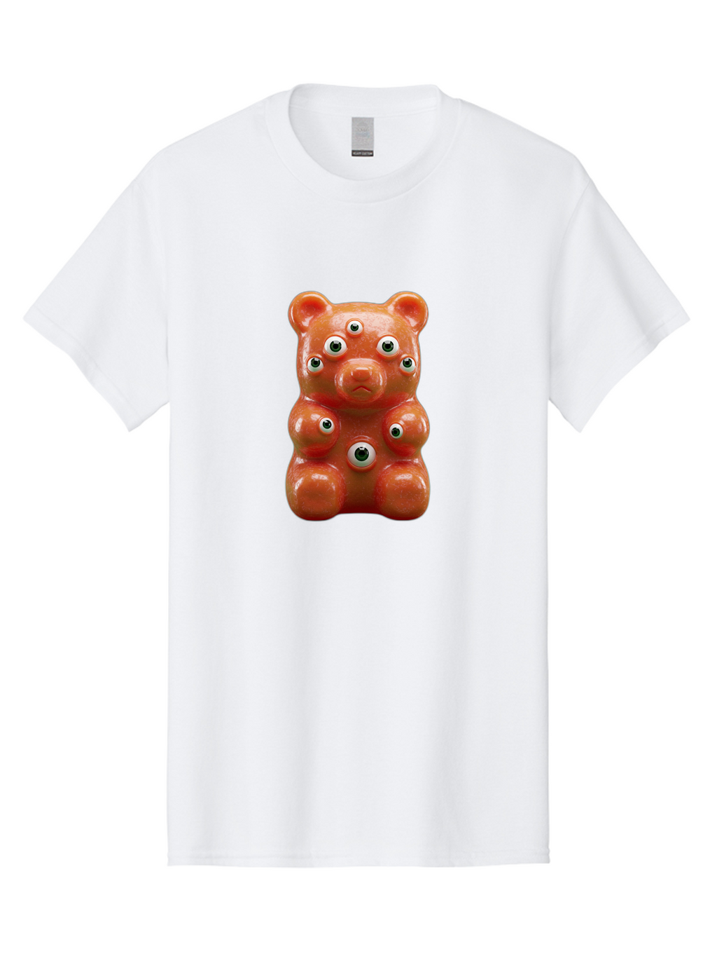 Gummy-Bear-With-Googly-Eyes Men'S Graphic Tee, 100% Cotton, Comfortable Casual Summer Wear, Machine Washable, Vintage Camera, Old Camera, Antique Camera, Black Camera, Classic Photography, Photography Equipment, Nostalgic Device, Film Camera, Bam613