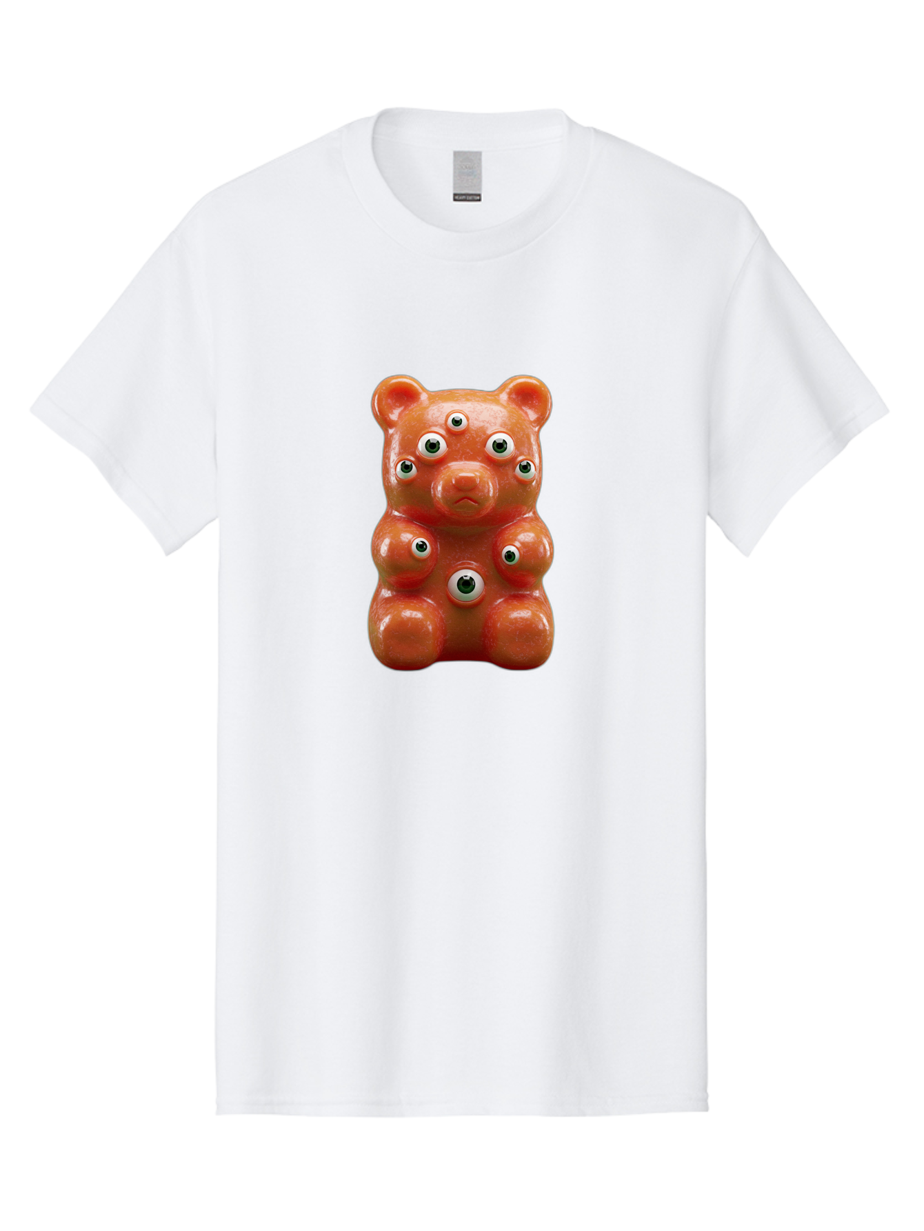 Gummy-Bear-With-Googly-Eyes Men'S Graphic Tee, 100% Cotton, Comfortable Casual Summer Wear, Machine Washable, Vintage Camera, Old Camera, Antique Camera, Black Camera, Classic Photography, Photography Equipment, Nostalgic Device, Film Camera, Bam613