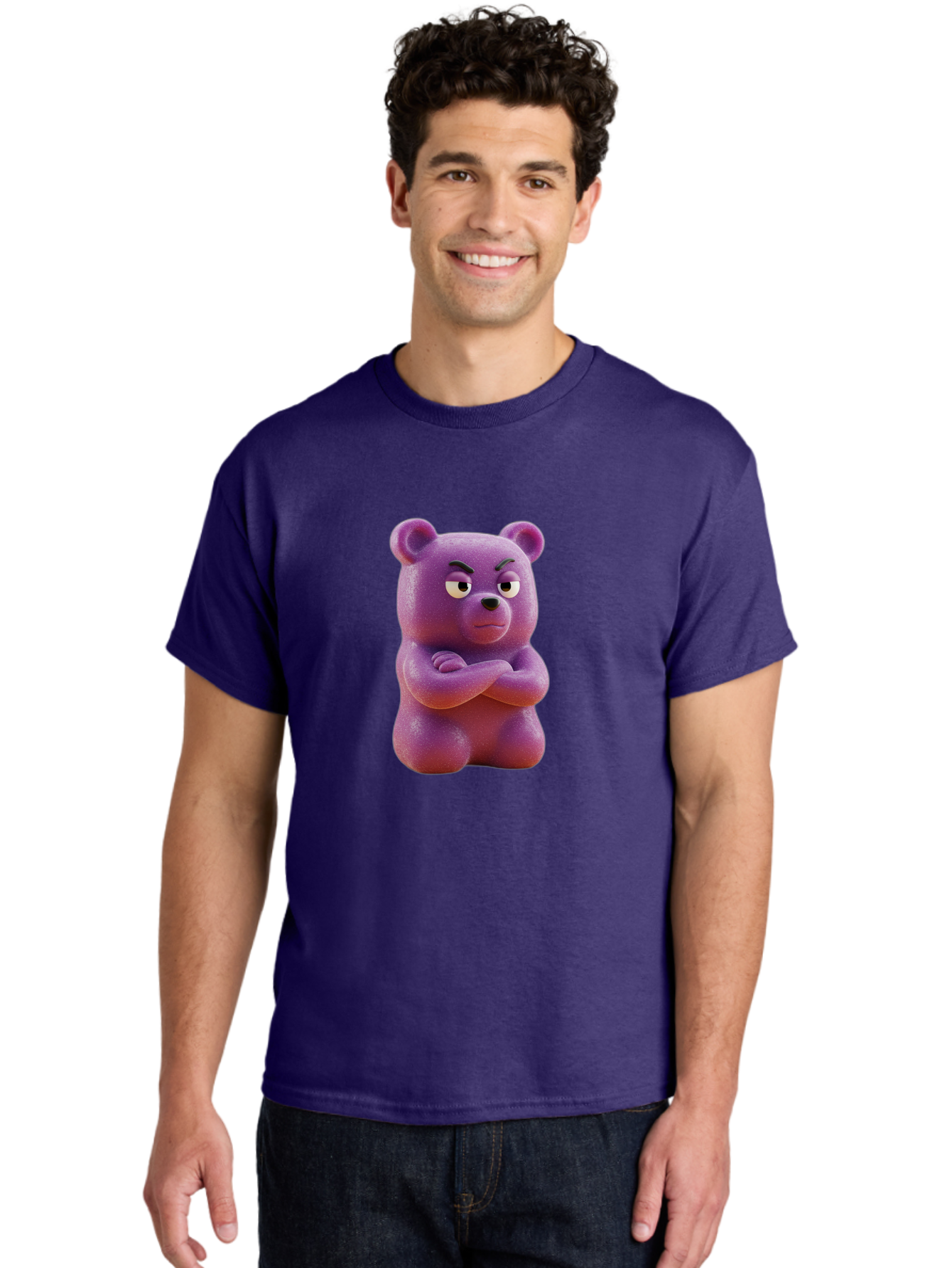 Gummy-Bear Men'S Graphic Tee, 100% Cotton, Comfortable Casual Summer Wear, Machine Washable, Vintage Camera, Old Camera, Antique Camera, Black Camera, Classic Photography, Photography Equipment, Nostalgic Device, Film Camera, Camera Art Bam615