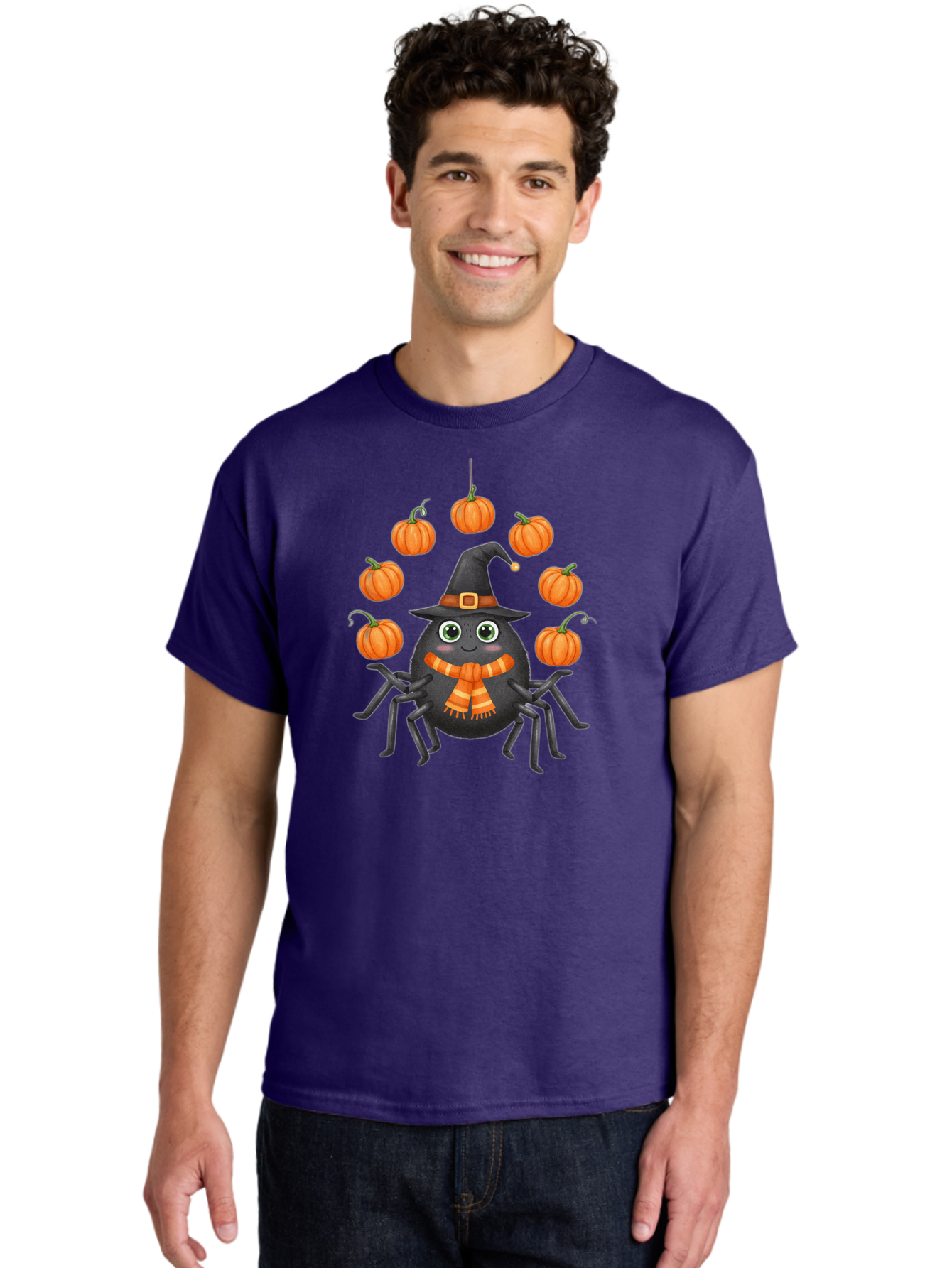 Halloween-Spider Men'S Graphic Tee, 100% Cotton, Comfortable Casual Summer Wear, Machine Washable, Vintage Camera, Old Camera, Antique Camera, Black Camera, Classic Photography, Photography Equipment, Nostalgic Device, Film Camera, Camera Art Bam617