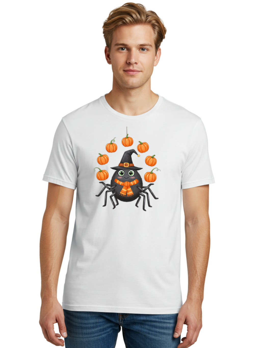 Halloween-Spider Men'S Graphic Tee, 100% Cotton, Comfortable Casual Summer Wear, Machine Washable, Vintage Camera, Old Camera, Antique Camera, Black Camera, Classic Photography, Photography Equipment, Nostalgic Device, Film Camera, Camera Art Bam617