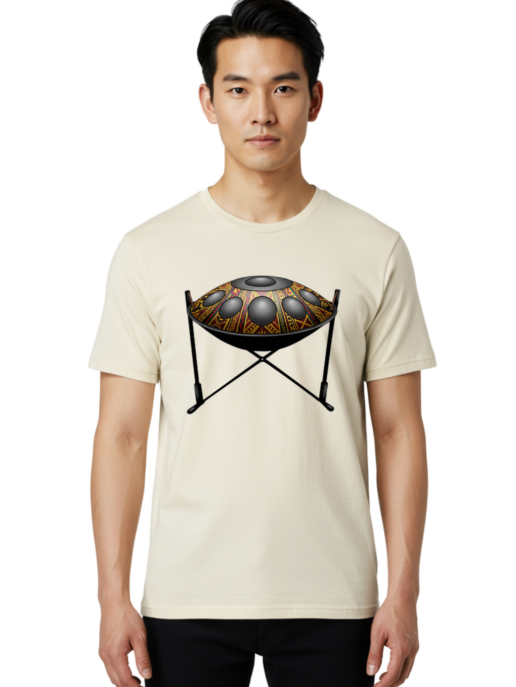 Handpan Men'S Graphic Tee, 100% Cotton, Comfortable Casual Summer Wear, Machine Washable, Vintage Camera, Old Camera, Antique Camera, Black Camera, Classic Photography, Photography Equipment, Nostalgic Device, Film Camera, Camera Art Bam618