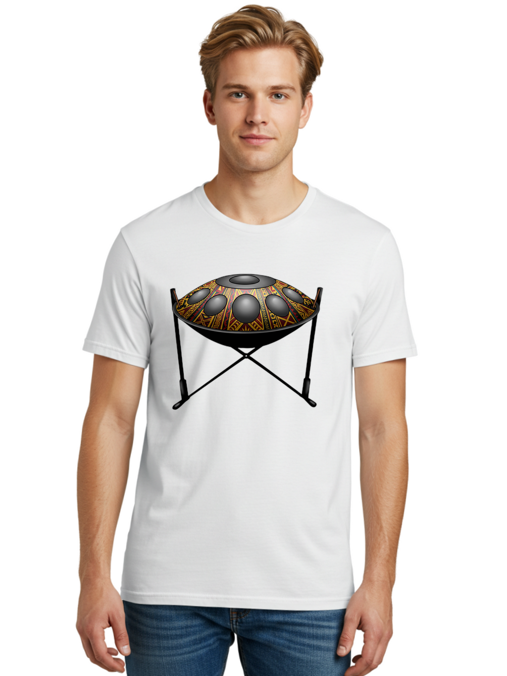 Handpan Men'S Graphic Tee, 100% Cotton, Comfortable Casual Summer Wear, Machine Washable, Vintage Camera, Old Camera, Antique Camera, Black Camera, Classic Photography, Photography Equipment, Nostalgic Device, Film Camera, Camera Art Bam618