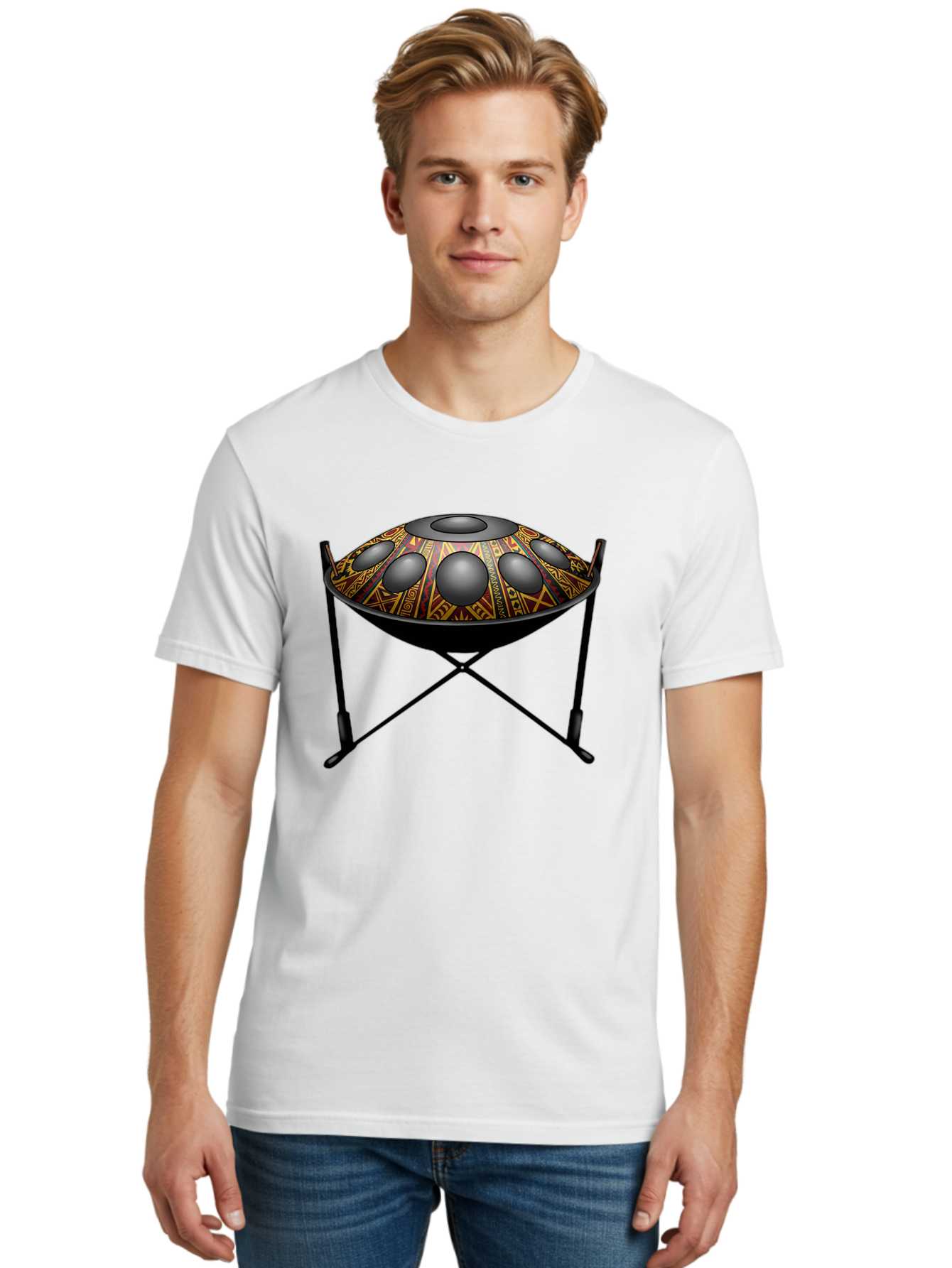 Handpan Men'S Graphic Tee, 100% Cotton, Comfortable Casual Summer Wear, Machine Washable, Vintage Camera, Old Camera, Antique Camera, Black Camera, Classic Photography, Photography Equipment, Nostalgic Device, Film Camera, Camera Art Bam618
