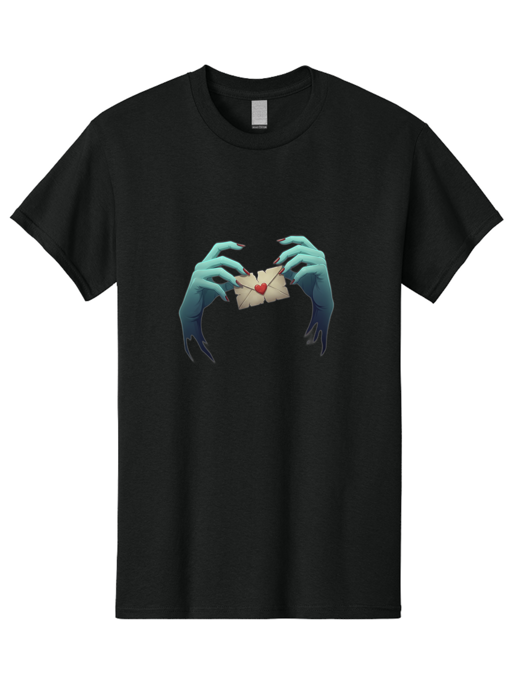 Hands-Holding-Envelope-With-Heart Men'S Graphic Tee, 100% Cotton, Comfortable Casual Summer Wear, Machine Washable, Vintage Camera, Old Camera, Antique Camera, Black Camera, Classic Photography, Photography Equipment, Nostalgic Device, Bam619