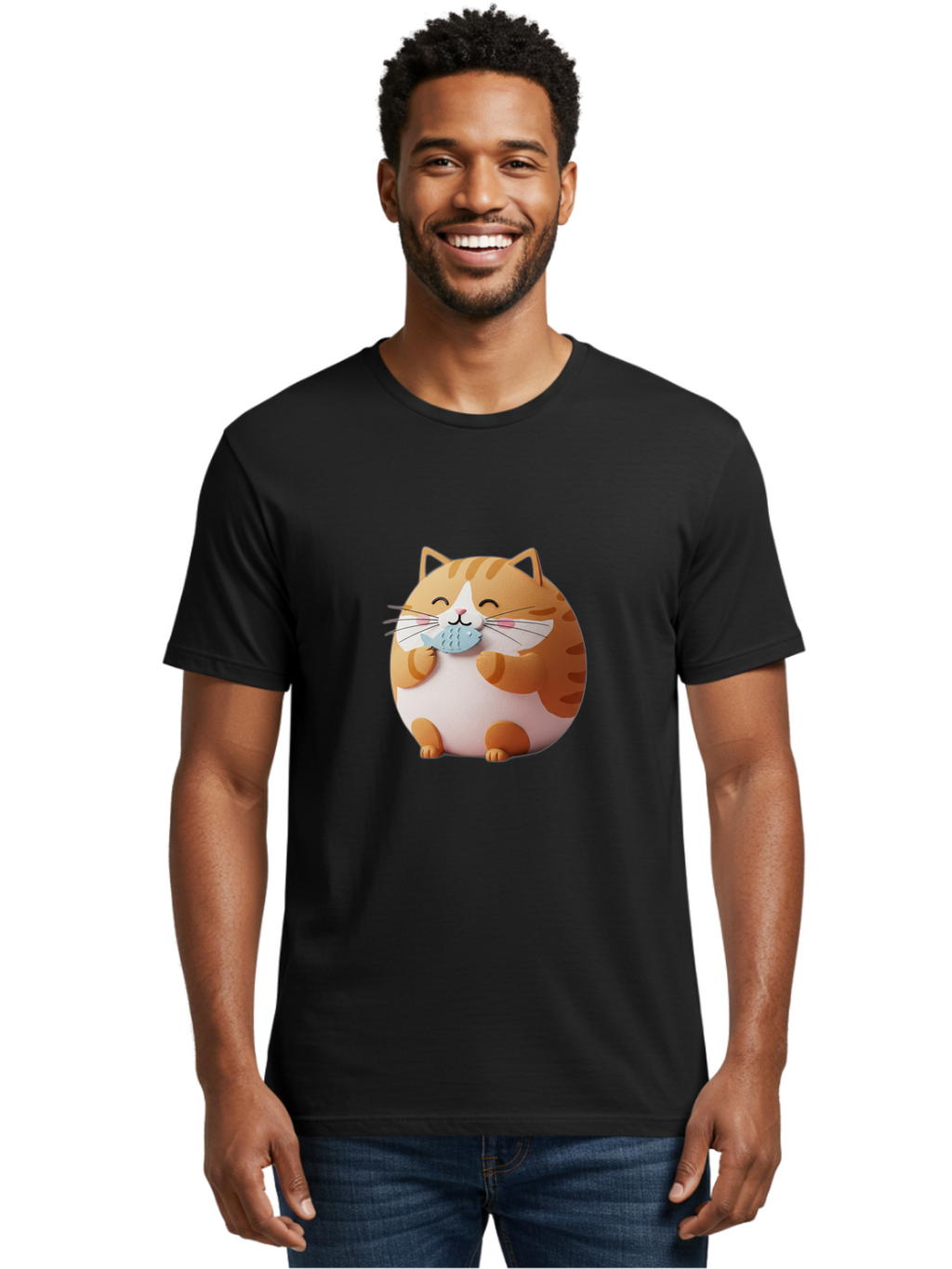 Happy-Orange-Cat Men'S Graphic Tee, 100% Cotton, Comfortable Casual Summer Wear, Machine Washable, Vintage Camera, Old Camera, Antique Camera, Black Camera, Classic Photography, Photography Equipment, Nostalgic Device, Film Camera, Camera Art Bam623