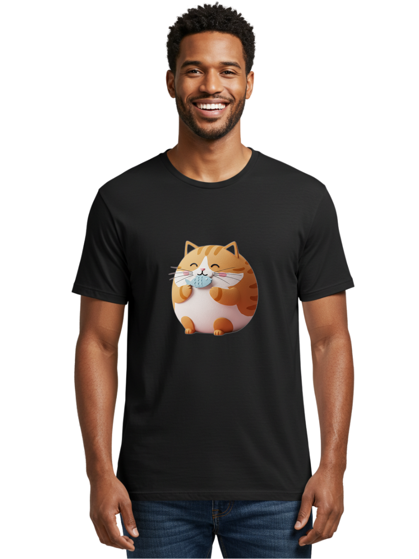 Happy-Orange-Cat Men'S Graphic Tee, 100% Cotton, Comfortable Casual Summer Wear, Machine Washable, Vintage Camera, Old Camera, Antique Camera, Black Camera, Classic Photography, Photography Equipment, Nostalgic Device, Film Camera, Camera Art Bam623