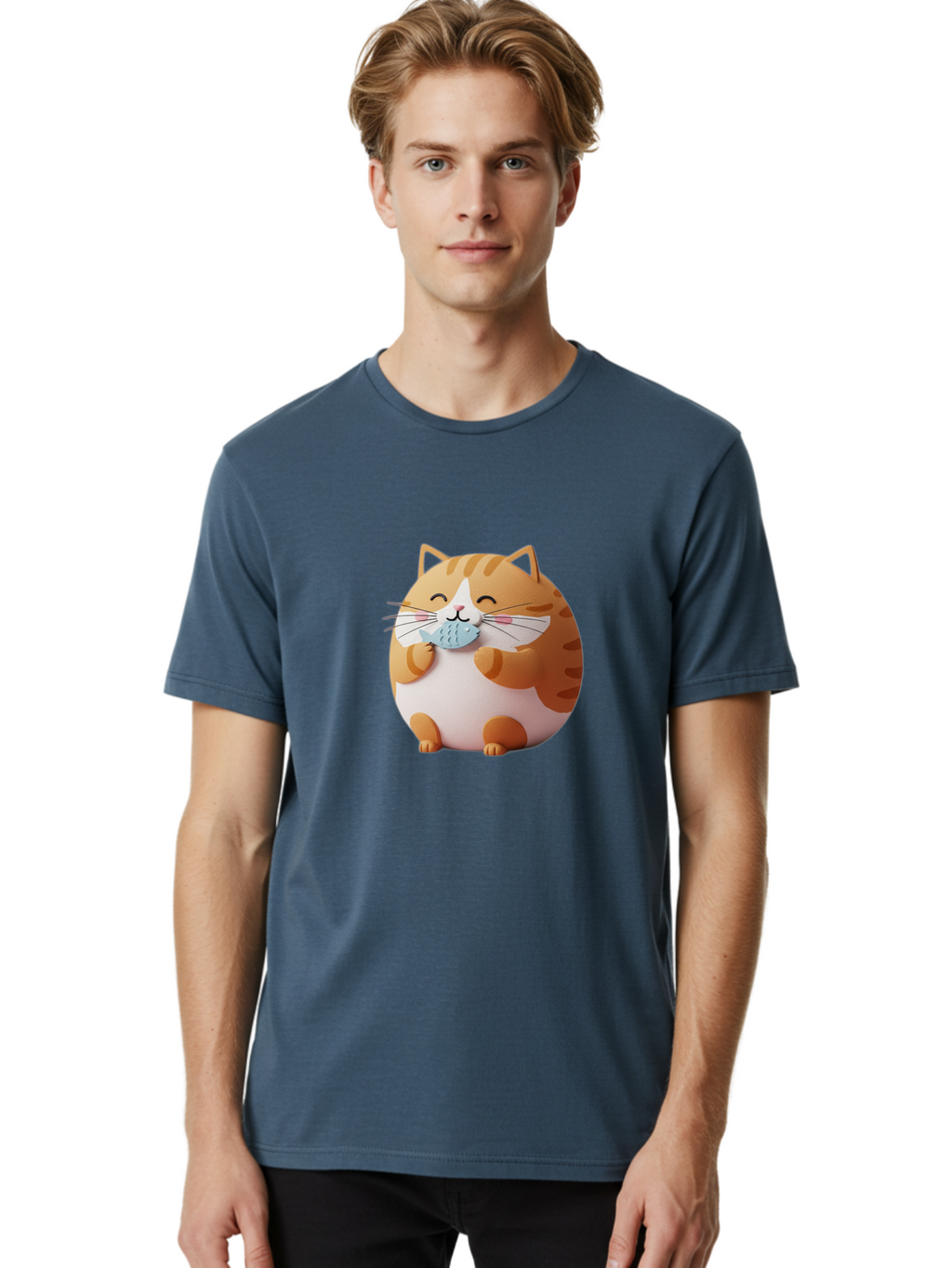 Happy-Orange-Cat Men'S Graphic Tee, 100% Cotton, Comfortable Casual Summer Wear, Machine Washable, Vintage Camera, Old Camera, Antique Camera, Black Camera, Classic Photography, Photography Equipment, Nostalgic Device, Film Camera, Camera Art Bam623