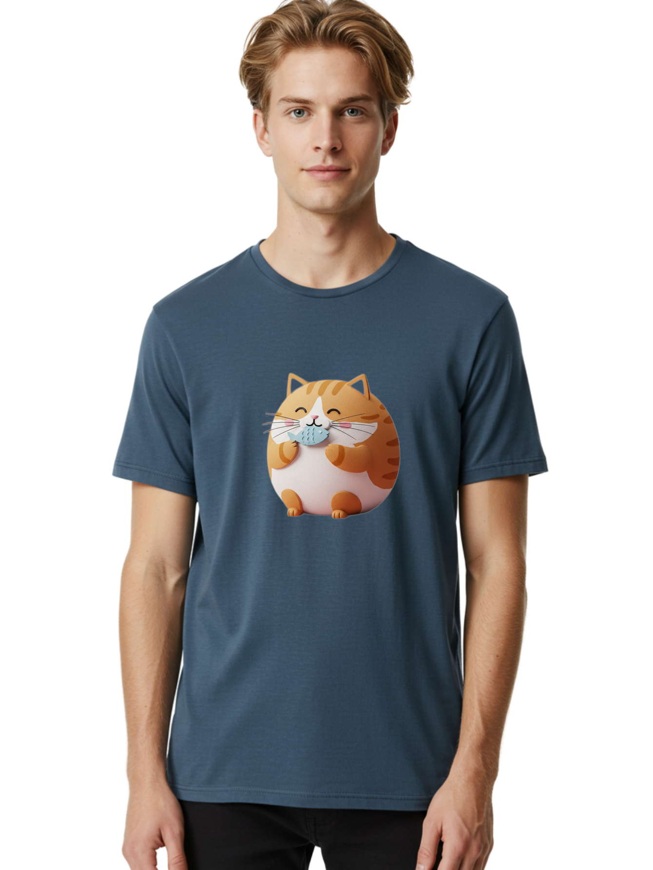Happy-Orange-Cat Men'S Graphic Tee, 100% Cotton, Comfortable Casual Summer Wear, Machine Washable, Vintage Camera, Old Camera, Antique Camera, Black Camera, Classic Photography, Photography Equipment, Nostalgic Device, Film Camera, Camera Art Bam623
