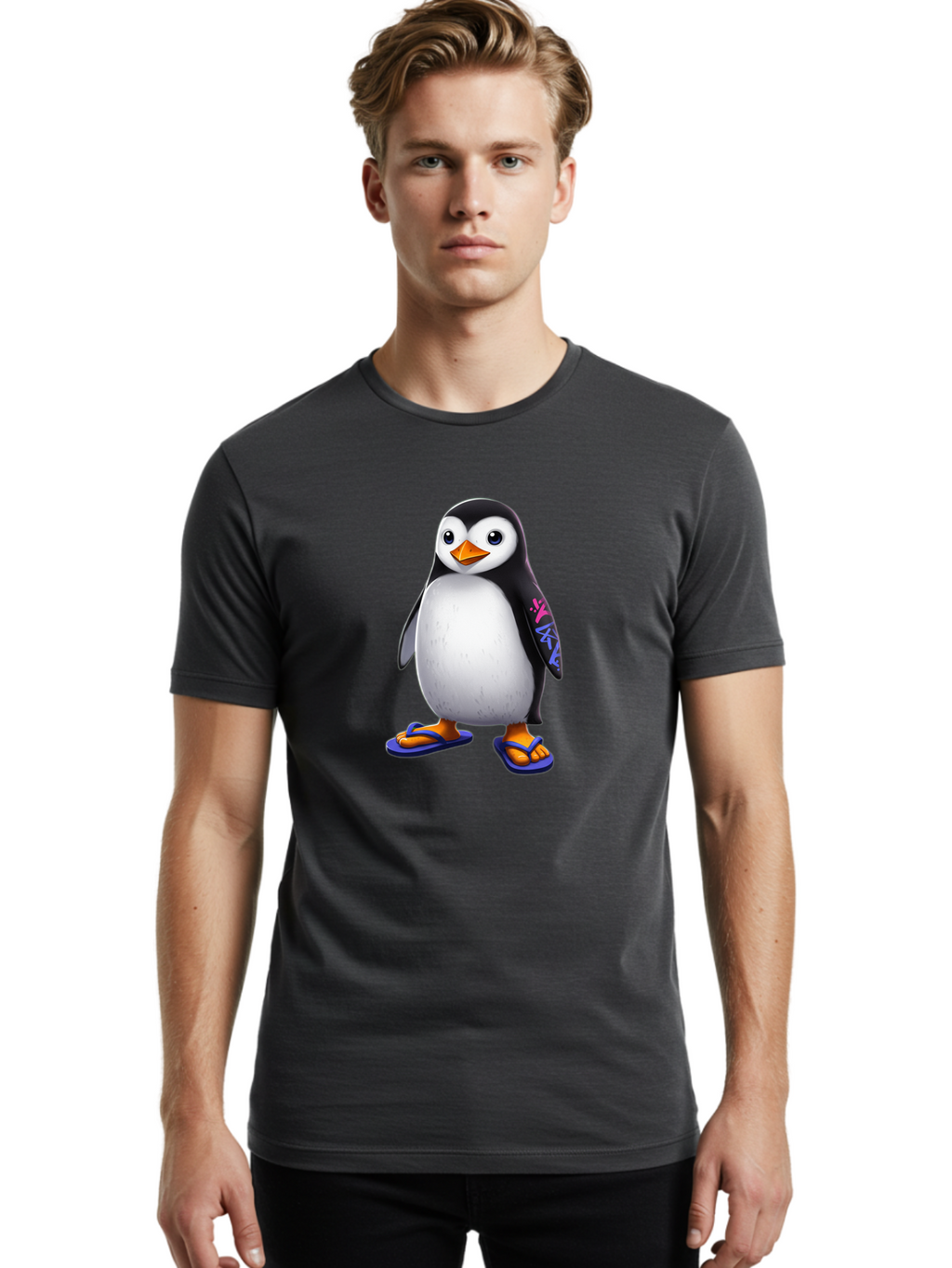 Happy-Penguin Men'S Graphic Tee, 100% Cotton, Comfortable Casual Summer Wear, Machine Washable, Vintage Camera, Old Camera, Antique Camera, Black Camera, Classic Photography, Photography Equipment, Nostalgic Device, Film Camera, Camera Art Bam624