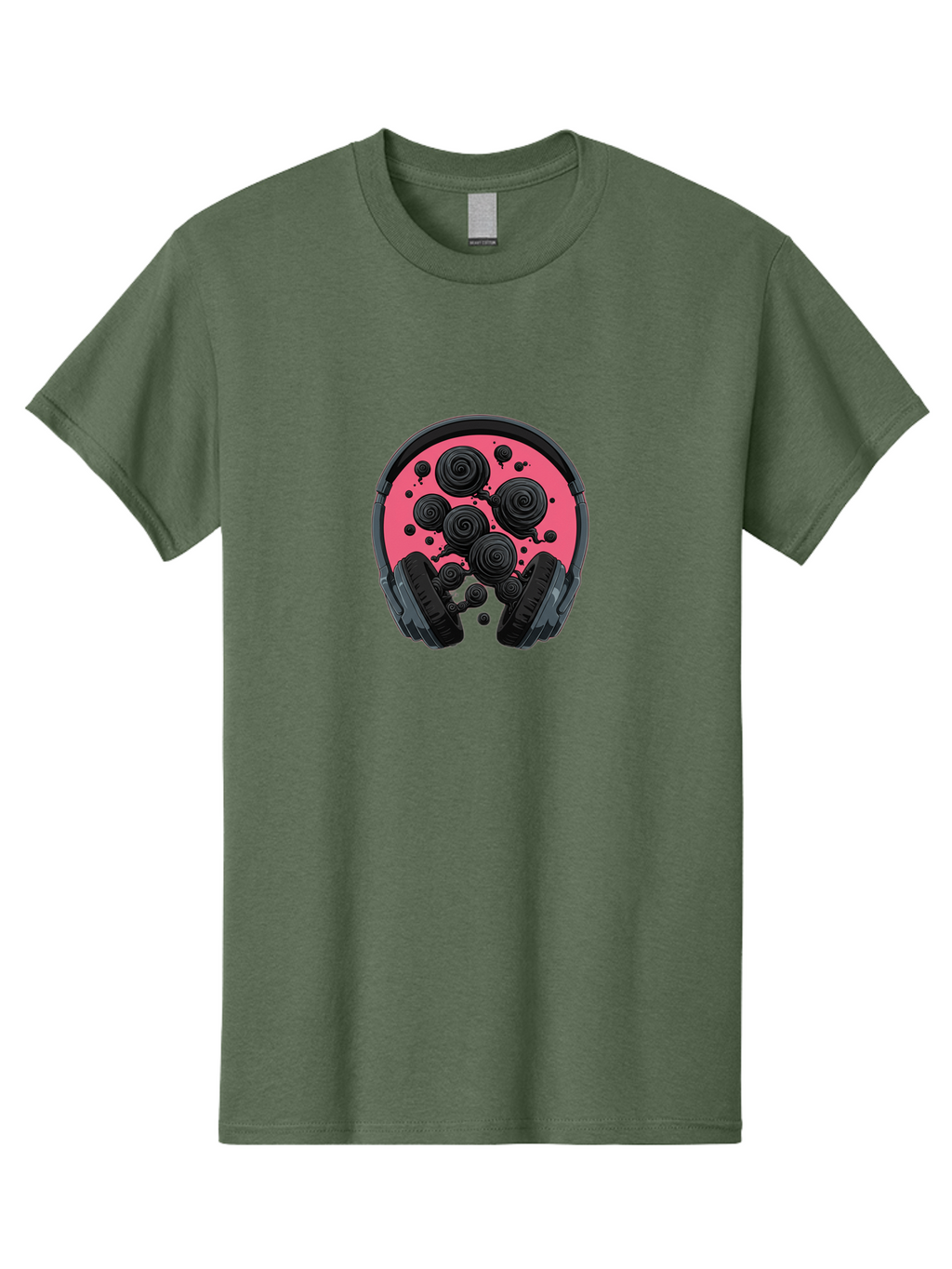 Headphones Men'S Graphic Tee, 100% Cotton, Comfortable Casual Summer Wear, Machine Washable, Vintage Camera, Old Camera, Antique Camera, Black Camera, Classic Photography, Photography Equipment, Nostalgic Device, Film Camera, Camera Art Bam630