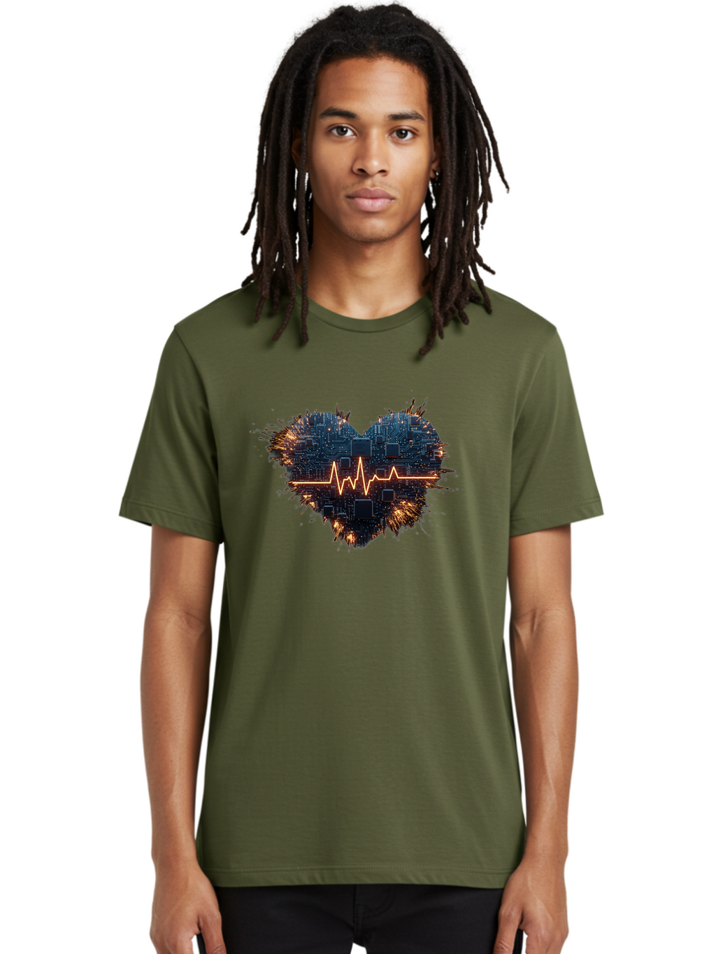 Heart-Circuit Men'S Graphic Tee, 100% Cotton, Comfortable Casual Summer Wear, Machine Washable, Vintage Camera, Old Camera, Antique Camera, Black Camera, Classic Photography, Photography Equipment, Nostalgic Device, Film Camera, Camera Art Bam631