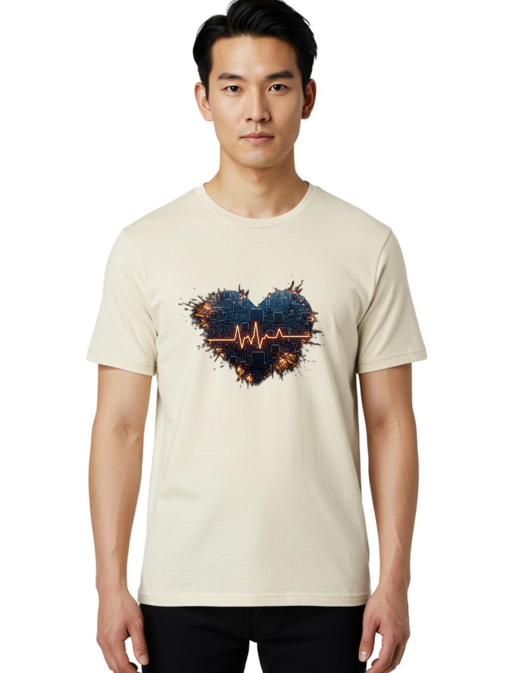 Heart-Circuit Men'S Graphic Tee, 100% Cotton, Comfortable Casual Summer Wear, Machine Washable, Vintage Camera, Old Camera, Antique Camera, Black Camera, Classic Photography, Photography Equipment, Nostalgic Device, Film Camera, Camera Art Bam631