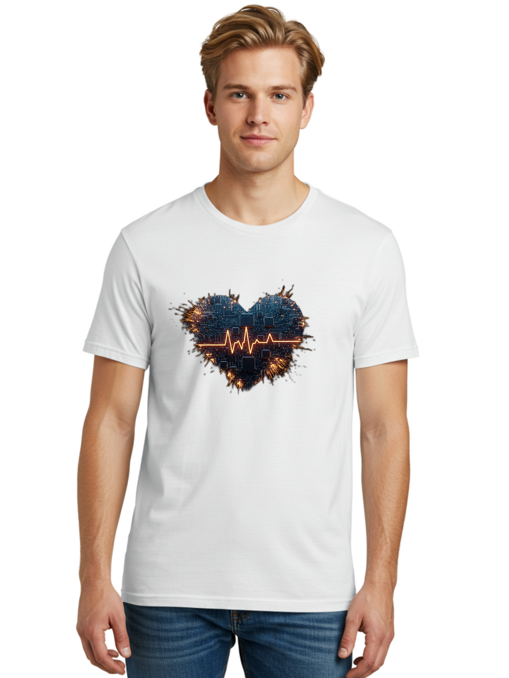 Heart-Circuit Men'S Graphic Tee, 100% Cotton, Comfortable Casual Summer Wear, Machine Washable, Vintage Camera, Old Camera, Antique Camera, Black Camera, Classic Photography, Photography Equipment, Nostalgic Device, Film Camera, Camera Art Bam631