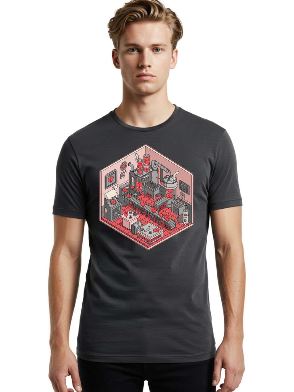 Heart-Factory Men'S Graphic Tee, 100% Cotton, Comfortable Casual Summer Wear, Machine Washable, Vintage Camera, Old Camera, Antique Camera, Black Camera, Classic Photography, Photography Equipment, Nostalgic Device, Film Camera, Camera Art Bam633