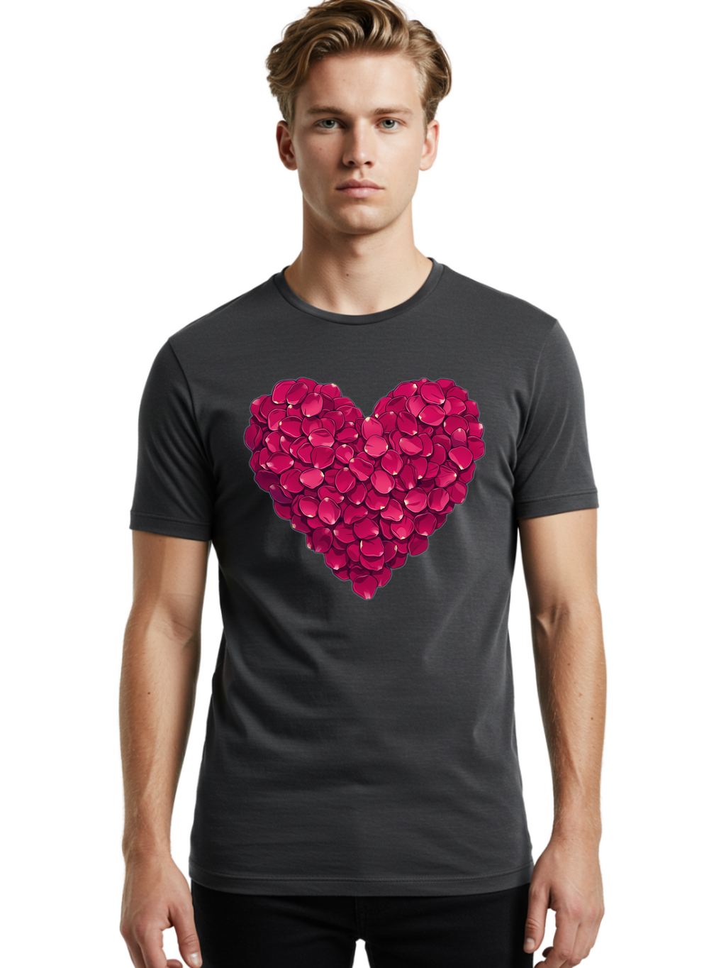 Heart-Made-Of-Gemstones Men'S Graphic Tee, 100% Cotton, Comfortable Casual Summer Wear, Machine Washable, Vintage Camera, Old Camera, Antique Camera, Black Camera, Classic Photography, Photography Equipment, Nostalgic Device, Film Camera, Bam634