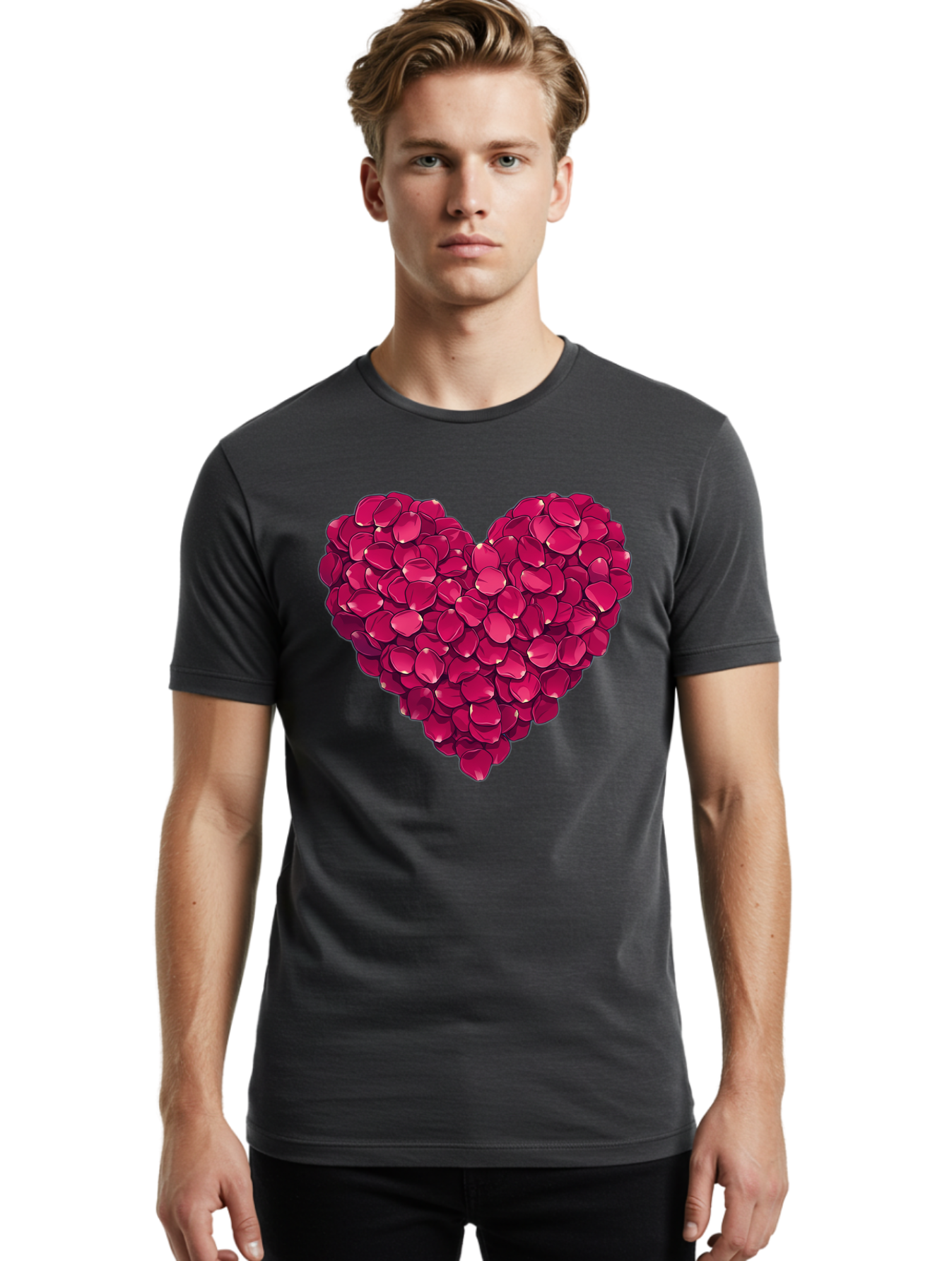Heart-Made-Of-Gemstones Men'S Graphic Tee, 100% Cotton, Comfortable Casual Summer Wear, Machine Washable, Vintage Camera, Old Camera, Antique Camera, Black Camera, Classic Photography, Photography Equipment, Nostalgic Device, Film Camera, Bam634