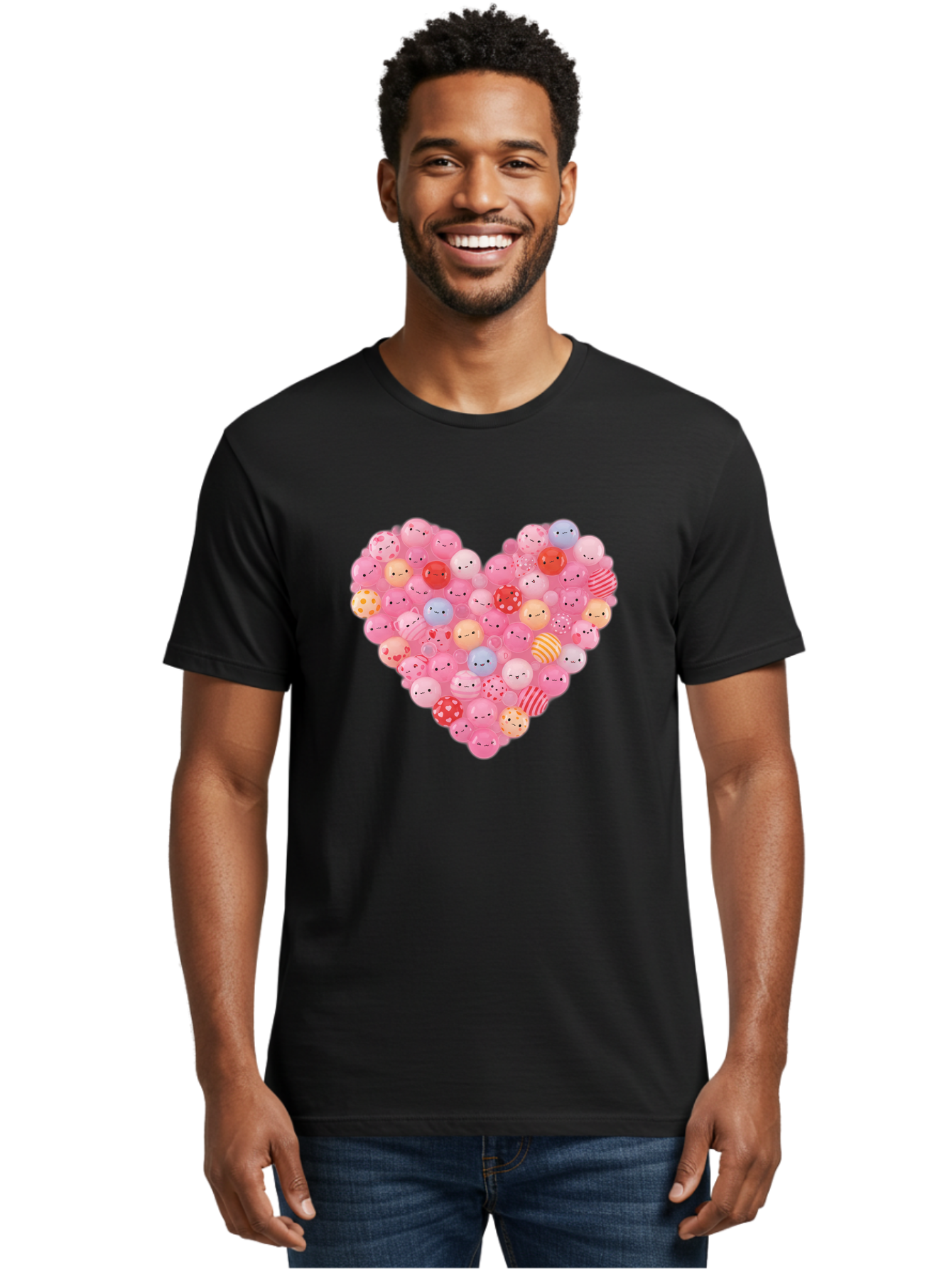 Heart-Of-Emoticon-Gumballs Men'S Graphic Tee, 100% Cotton, Comfortable Casual Summer Wear, Machine Washable, Vintage Camera, Old Camera, Antique Camera, Black Camera, Classic Photography, Photography Equipment, Nostalgic Device, Film Camera, Bam635