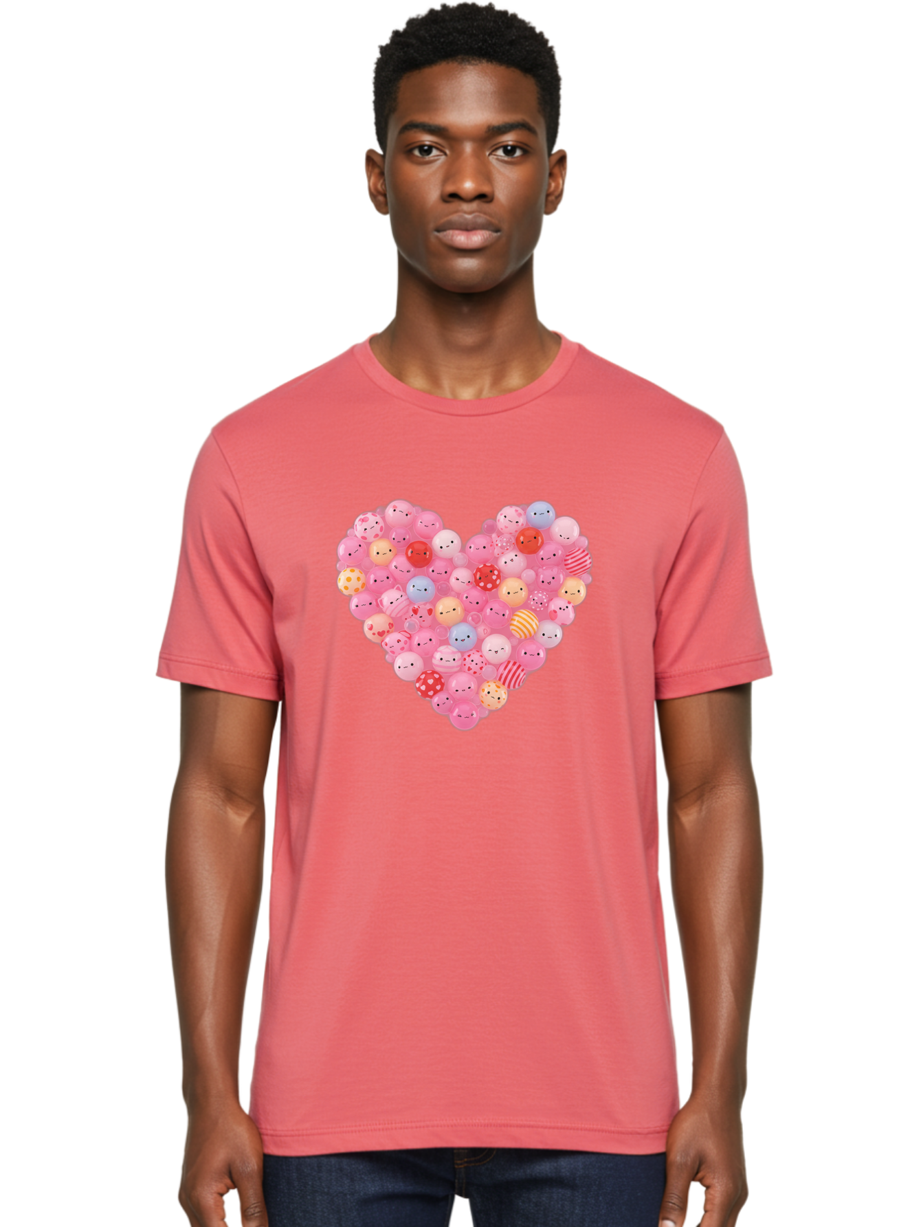Heart-Of-Emoticon-Gumballs Men'S Graphic Tee, 100% Cotton, Comfortable Casual Summer Wear, Machine Washable, Vintage Camera, Old Camera, Antique Camera, Black Camera, Classic Photography, Photography Equipment, Nostalgic Device, Film Camera, Bam635