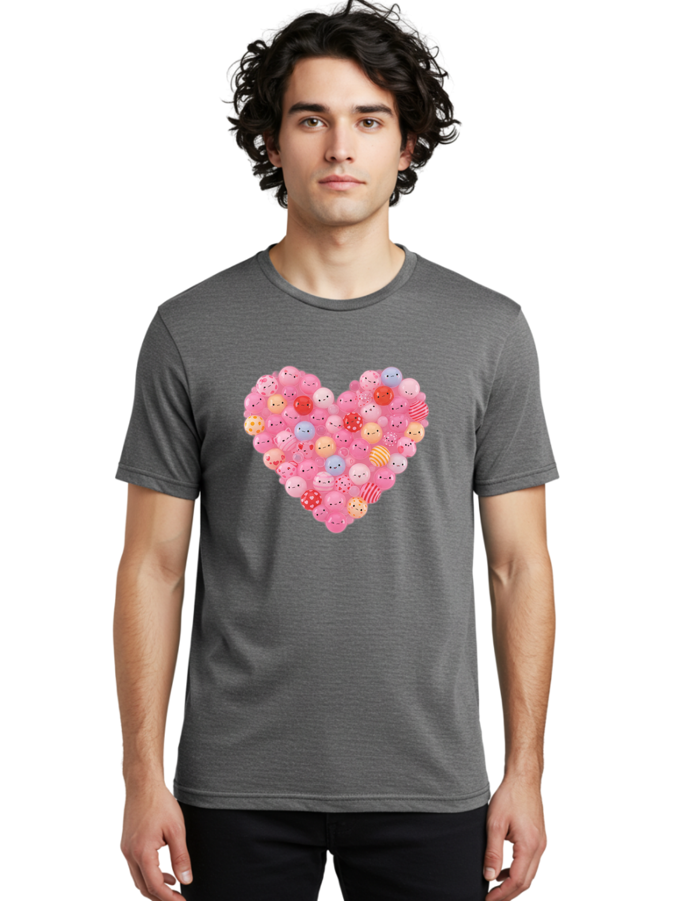 Heart-Of-Emoticon-Gumballs Men'S Graphic Tee, 100% Cotton, Comfortable Casual Summer Wear, Machine Washable, Vintage Camera, Old Camera, Antique Camera, Black Camera, Classic Photography, Photography Equipment, Nostalgic Device, Film Camera, Bam635
