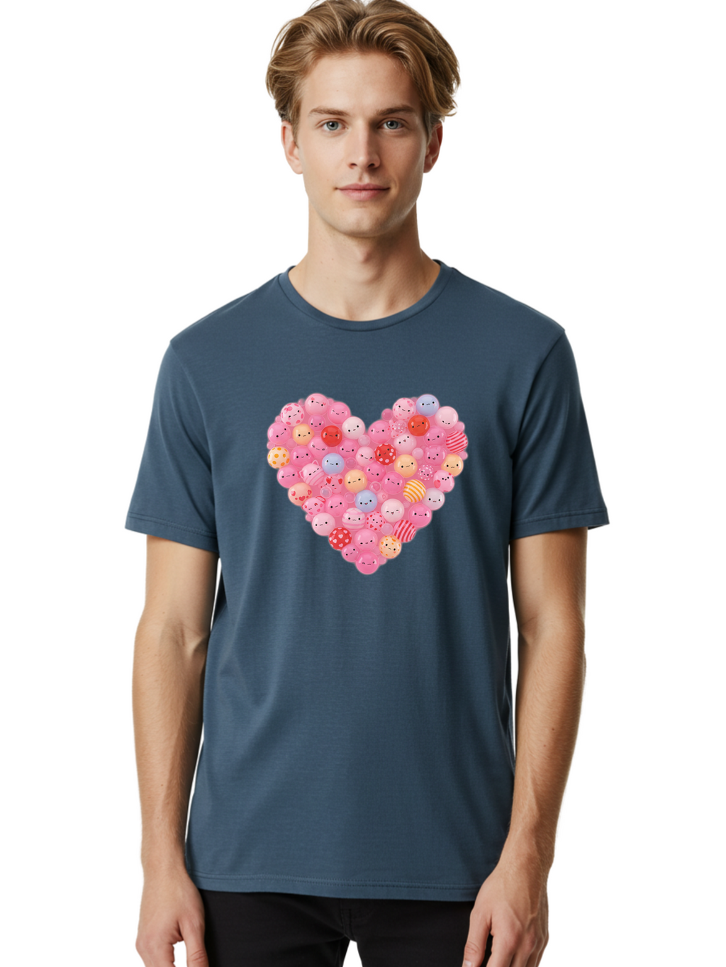Heart-Of-Emoticon-Gumballs Men'S Graphic Tee, 100% Cotton, Comfortable Casual Summer Wear, Machine Washable, Vintage Camera, Old Camera, Antique Camera, Black Camera, Classic Photography, Photography Equipment, Nostalgic Device, Film Camera, Bam635