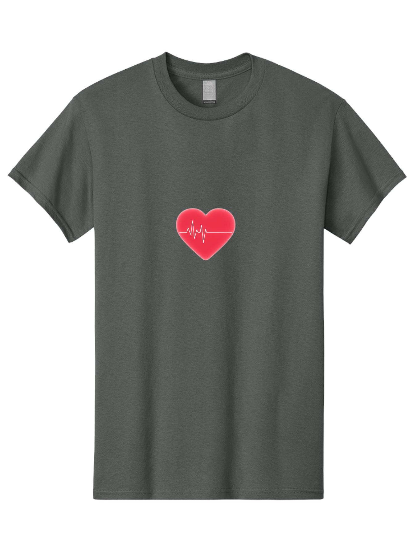 Heart-With-Ecg Men'S Graphic Tee, 100% Cotton, Comfortable Casual Summer Wear, Machine Washable, Vintage Camera, Old Camera, Antique Camera, Black Camera, Classic Photography, Photography Equipment, Nostalgic Device, Film Camera, Camera Art Bam636
