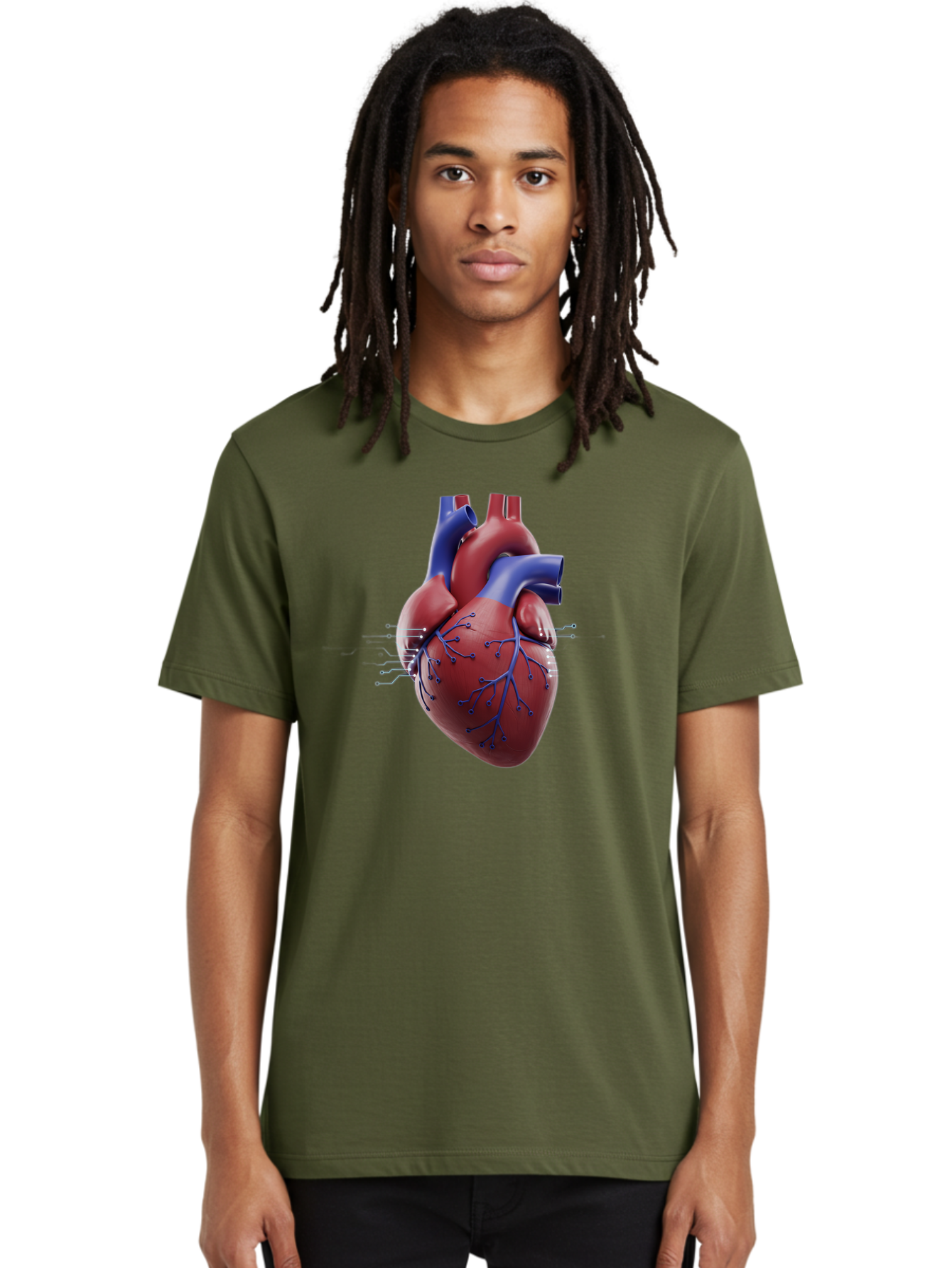 Heart Men'S Graphic Tee, 100% Cotton, Comfortable Casual Summer Wear, Machine Washable, Vintage Camera, Old Camera, Antique Camera, Black Camera, Classic Photography, Photography Equipment, Nostalgic Device, Film Camera, Camera Art Bam637