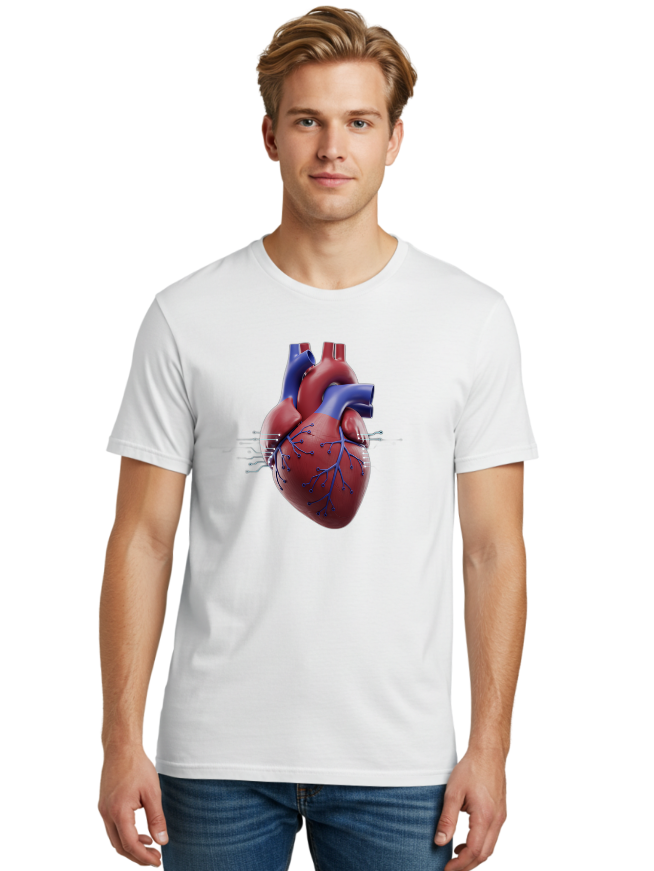 Heart Men'S Graphic Tee, 100% Cotton, Comfortable Casual Summer Wear, Machine Washable, Vintage Camera, Old Camera, Antique Camera, Black Camera, Classic Photography, Photography Equipment, Nostalgic Device, Film Camera, Camera Art Bam637
