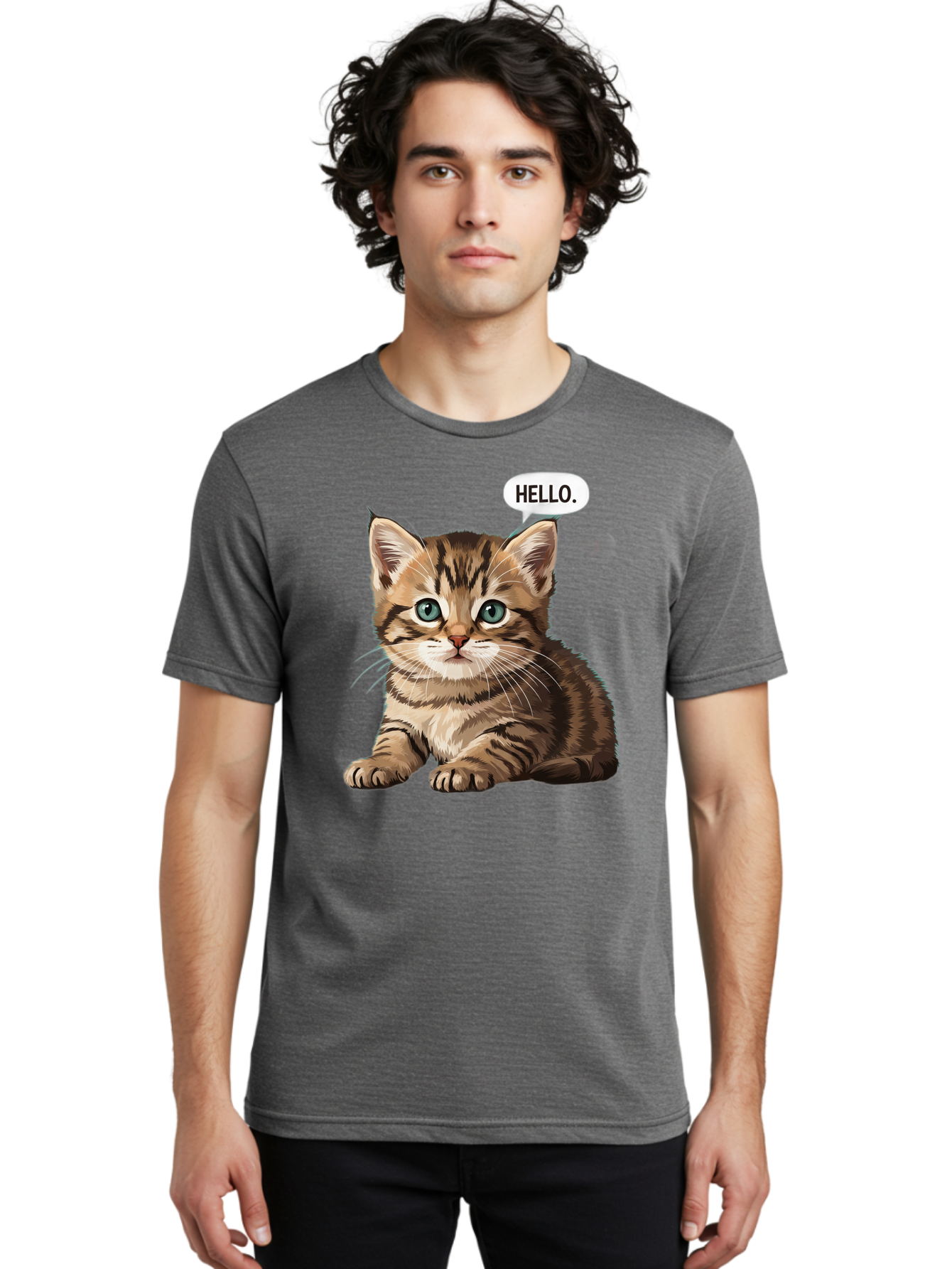 Hello-Kitten Men'S Graphic Tee, 100% Cotton, Comfortable Casual Summer Wear, Machine Washable, Vintage Camera, Old Camera, Antique Camera, Black Camera, Classic Photography, Photography Equipment, Nostalgic Device, Film Camera, Camera Art Bam640