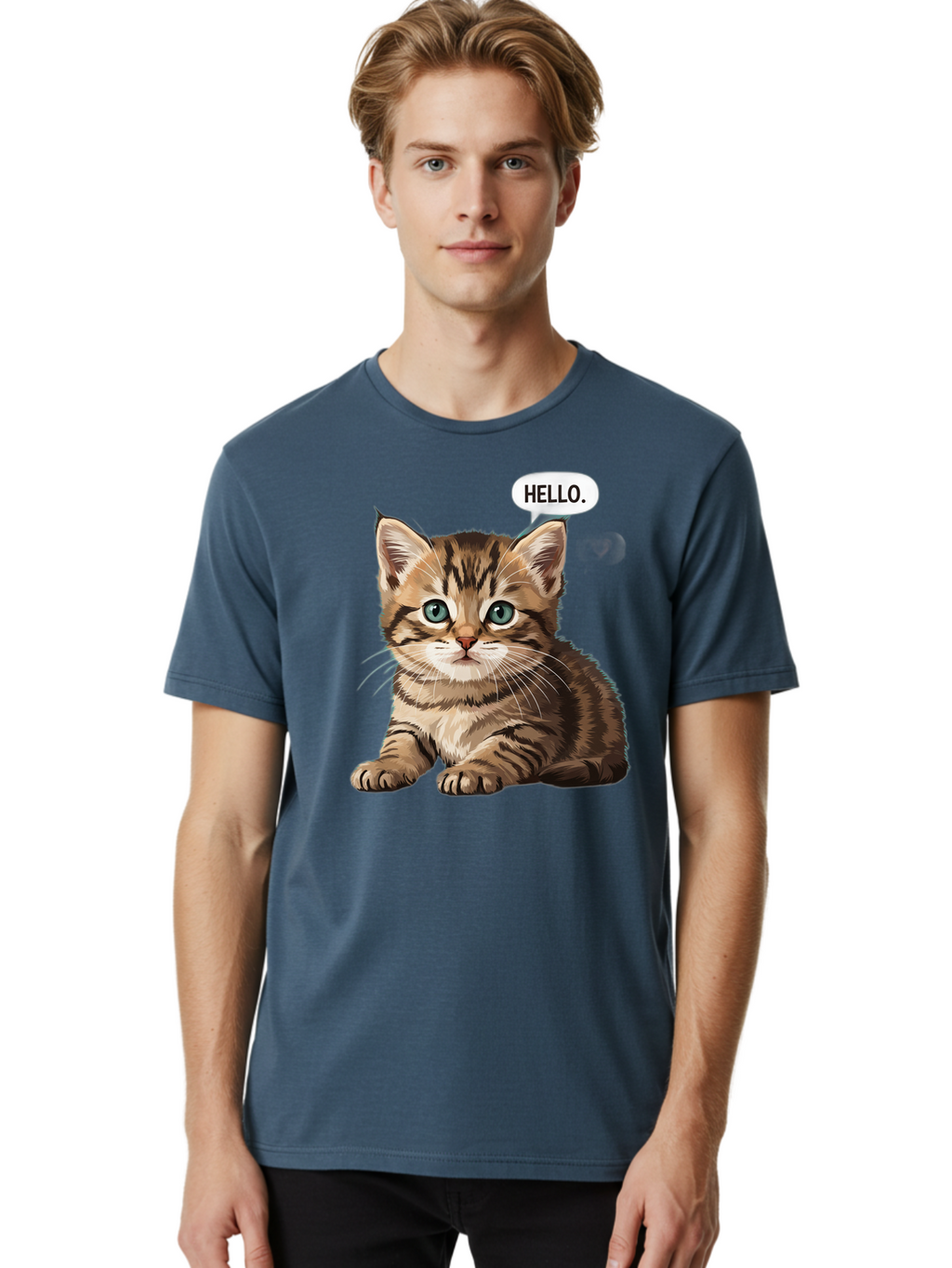 Hello-Kitten Men'S Graphic Tee, 100% Cotton, Comfortable Casual Summer Wear, Machine Washable, Vintage Camera, Old Camera, Antique Camera, Black Camera, Classic Photography, Photography Equipment, Nostalgic Device, Film Camera, Camera Art Bam640