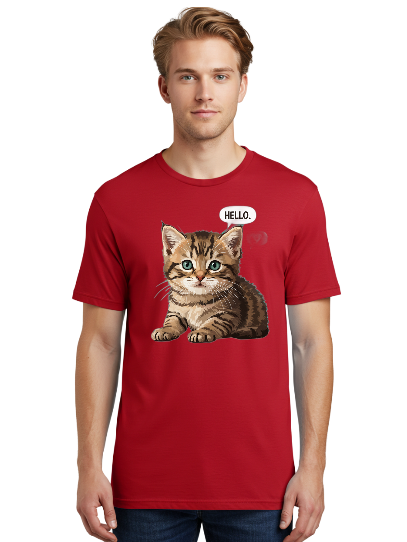 Hello-Kitten Men'S Graphic Tee, 100% Cotton, Comfortable Casual Summer Wear, Machine Washable, Vintage Camera, Old Camera, Antique Camera, Black Camera, Classic Photography, Photography Equipment, Nostalgic Device, Film Camera, Camera Art Bam640