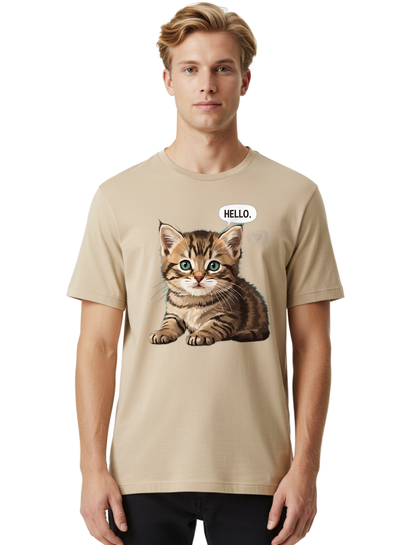 Hello-Kitten Men'S Graphic Tee, 100% Cotton, Comfortable Casual Summer Wear, Machine Washable, Vintage Camera, Old Camera, Antique Camera, Black Camera, Classic Photography, Photography Equipment, Nostalgic Device, Film Camera, Camera Art Bam640