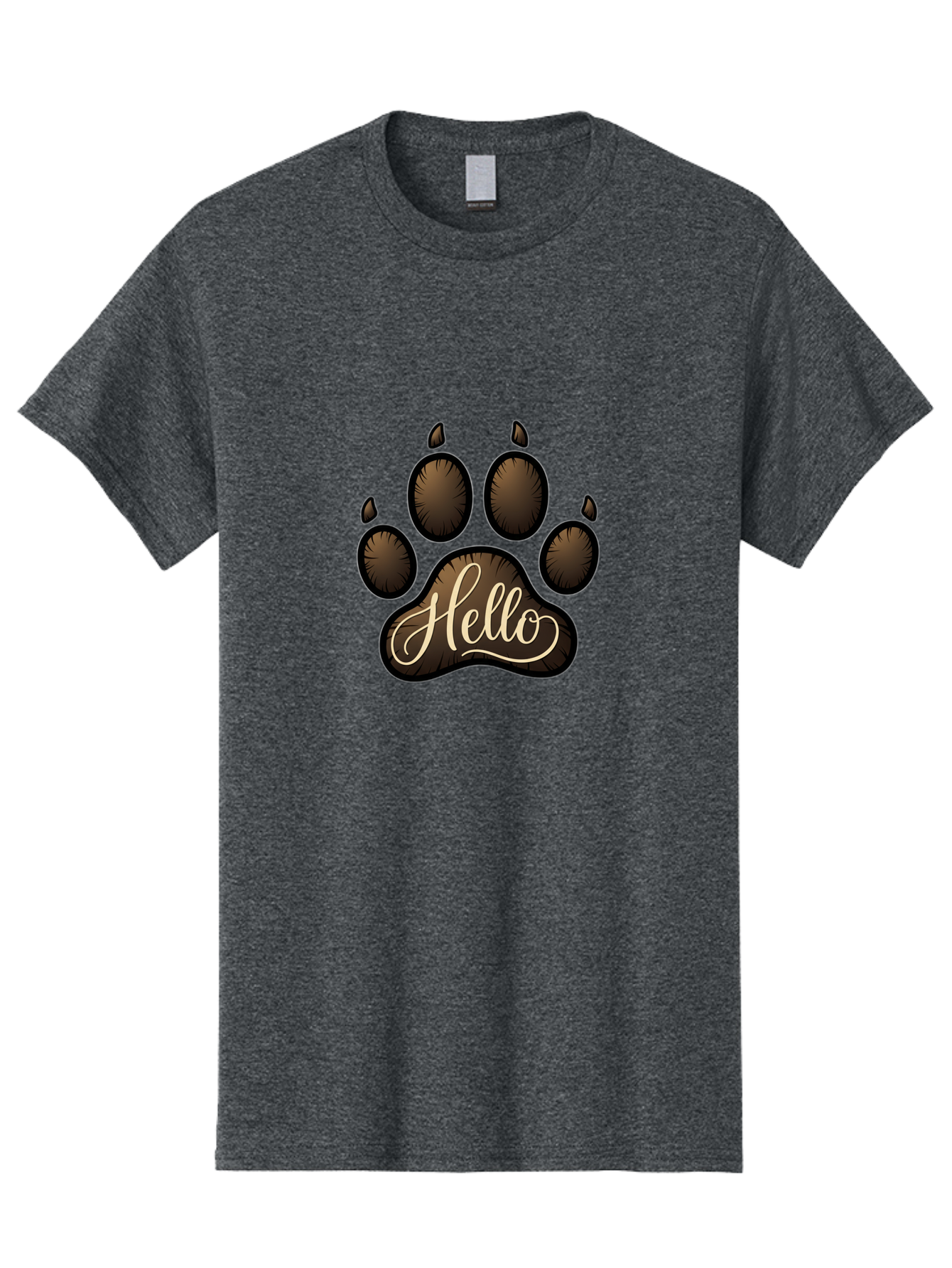 Hello-Paw-Print Men'S Graphic Tee, 100% Cotton, Comfortable Casual Summer Wear, Machine Washable, Vintage Camera, Old Camera, Antique Camera, Black Camera, Classic Photography, Photography Equipment, Nostalgic Device, Film Camera, Camera Art Bam641