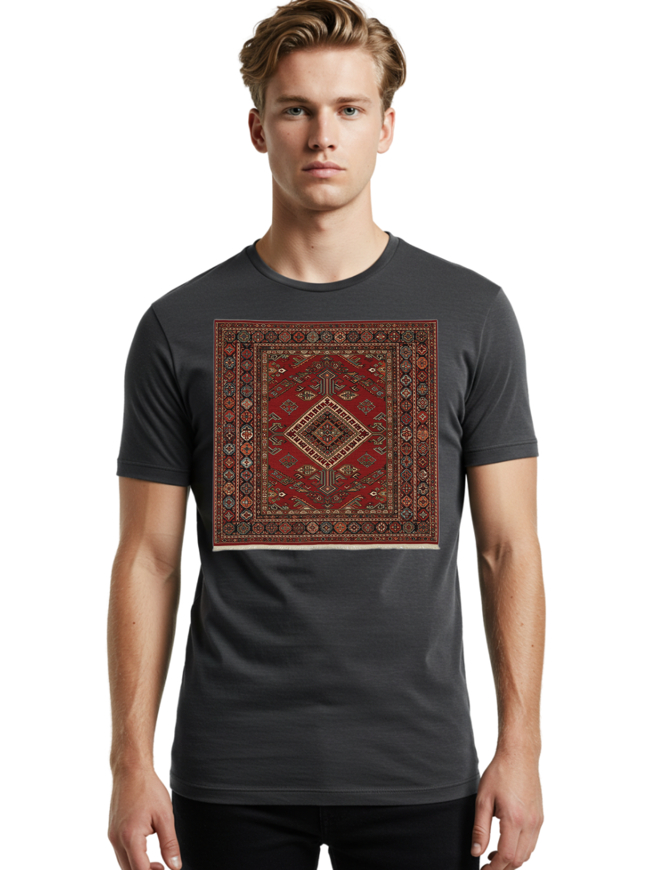 Heriz-Carpet Men'S Graphic Tee, 100% Cotton, Comfortable Casual Summer Wear, Machine Washable, Vintage Camera, Old Camera, Antique Camera, Black Camera, Classic Photography, Photography Equipment, Nostalgic Device, Film Camera, Camera Art Bam642
