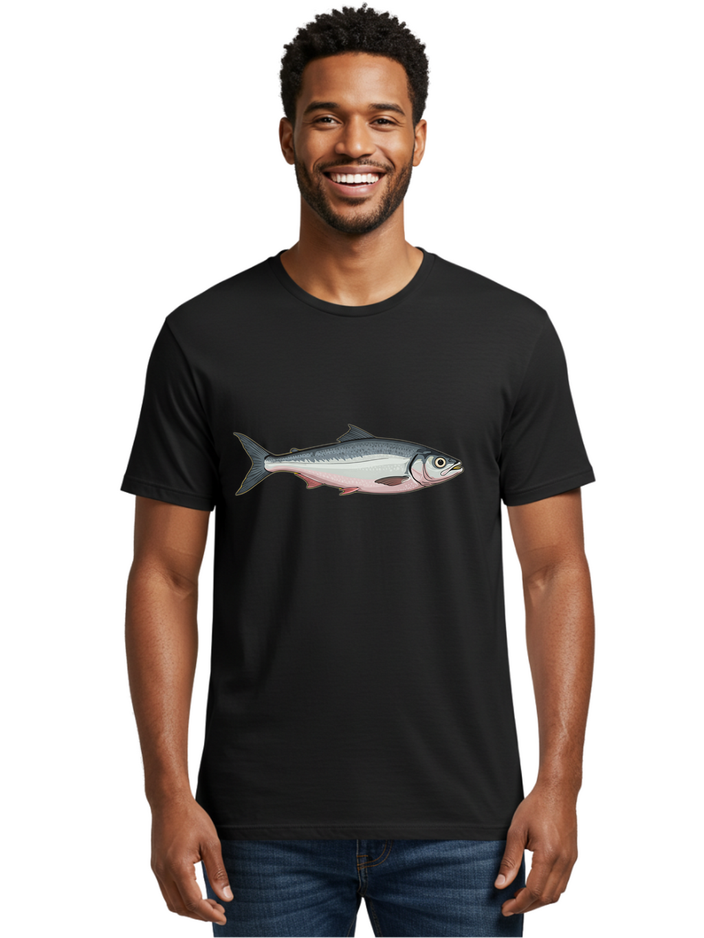 Herring-Fish Men'S Graphic Tee, 100% Cotton, Comfortable Casual Summer Wear, Machine Washable, Vintage Camera, Old Camera, Antique Camera, Black Camera, Classic Photography, Photography Equipment, Nostalgic Device, Film Camera, Camera Art Bam643