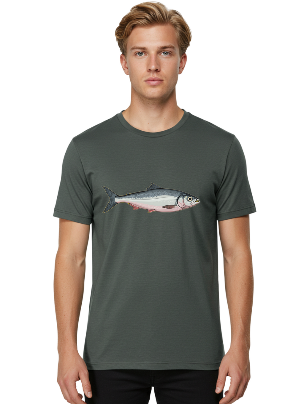 Herring-Fish Men'S Graphic Tee, 100% Cotton, Comfortable Casual Summer Wear, Machine Washable, Vintage Camera, Old Camera, Antique Camera, Black Camera, Classic Photography, Photography Equipment, Nostalgic Device, Film Camera, Camera Art Bam643