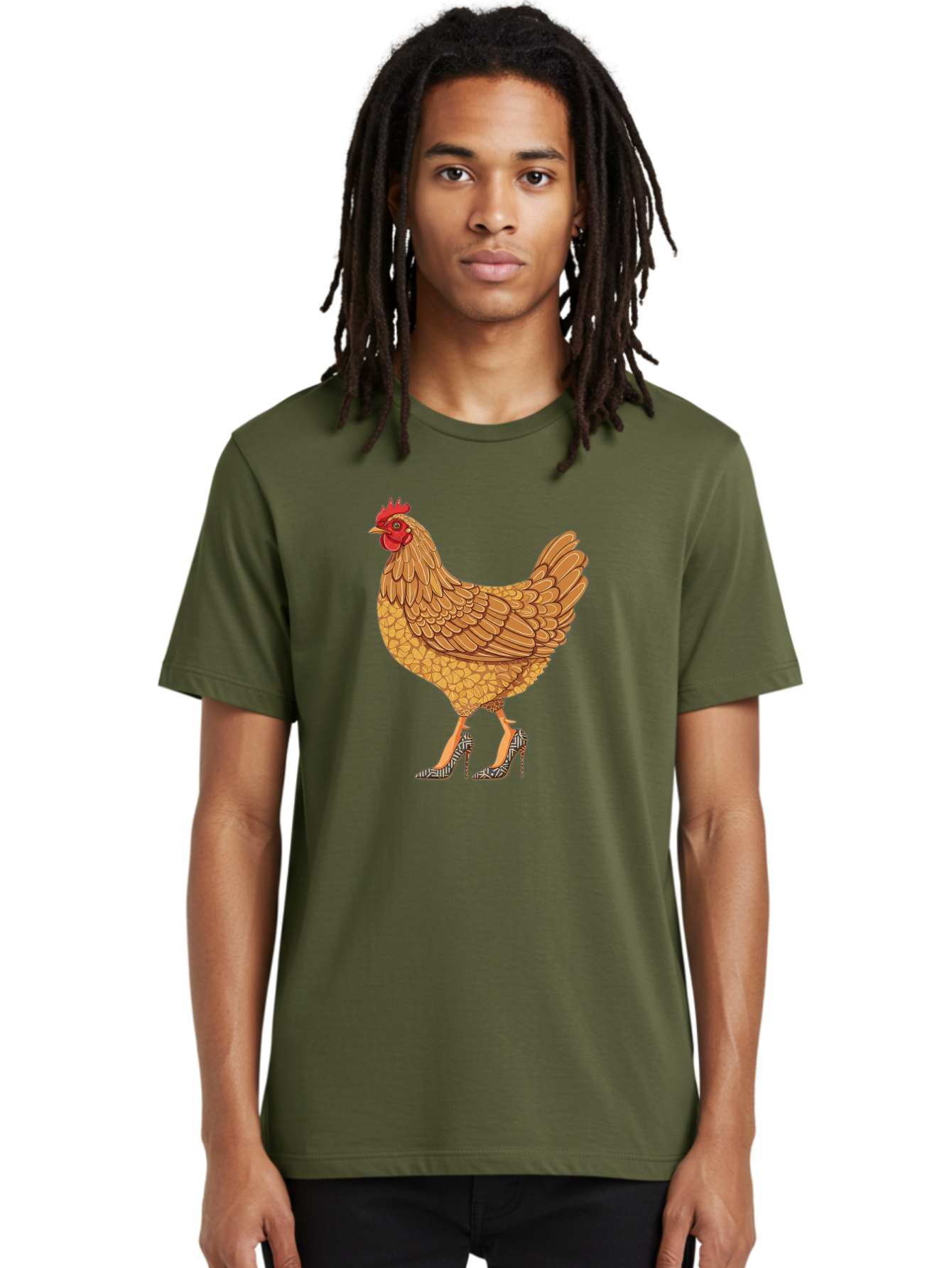 High-Heel-Chicken Men'S Graphic Tee, 100% Cotton, Comfortable Casual Summer Wear, Machine Washable, Vintage Camera, Old Camera, Antique Camera, Black Camera, Classic Photography, Photography Equipment, Nostalgic Device, Film Camera, Camera Art Bam646
