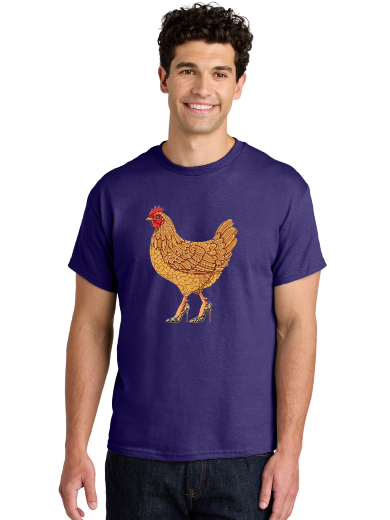 High-Heel-Chicken Men'S Graphic Tee, 100% Cotton, Comfortable Casual Summer Wear, Machine Washable, Vintage Camera, Old Camera, Antique Camera, Black Camera, Classic Photography, Photography Equipment, Nostalgic Device, Film Camera, Camera Art Bam646