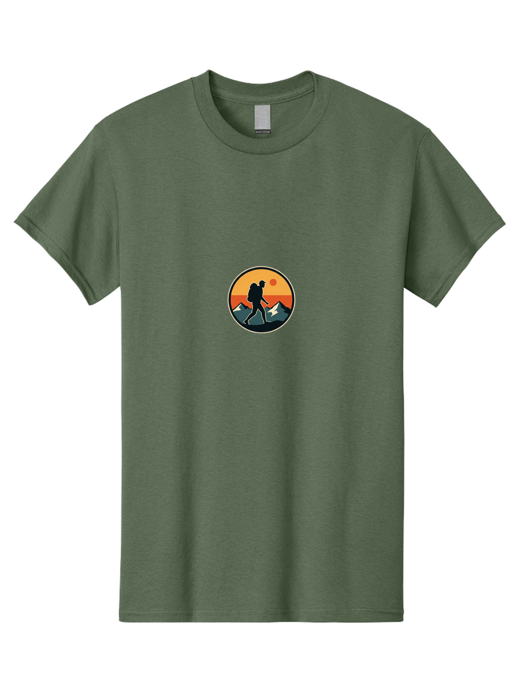 Hiker-1 Men'S Graphic Tee, 100% Cotton, Comfortable Casual Summer Wear, Machine Washable, Vintage Camera, Old Camera, Antique Camera, Black Camera, Classic Photography, Photography Equipment, Nostalgic Device, Film Camera, Camera Art Bam647
