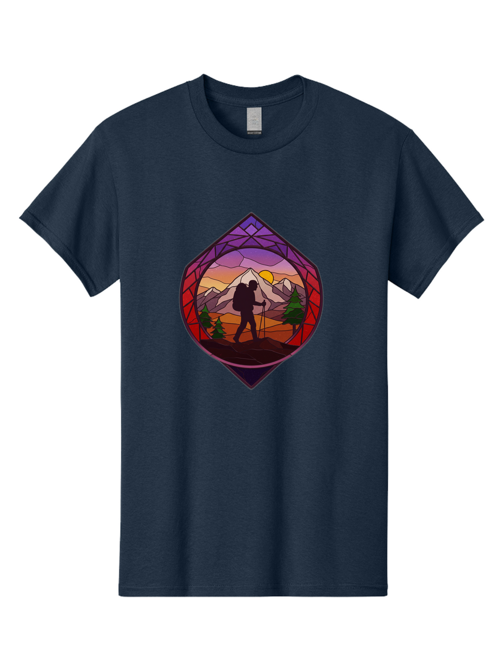 Hiker Men'S Graphic Tee, 100% Cotton, Comfortable Casual Summer Wear, Machine Washable, Vintage Camera, Old Camera, Antique Camera, Black Camera, Classic Photography, Photography Equipment, Nostalgic Device, Film Camera, Camera Art Bam648