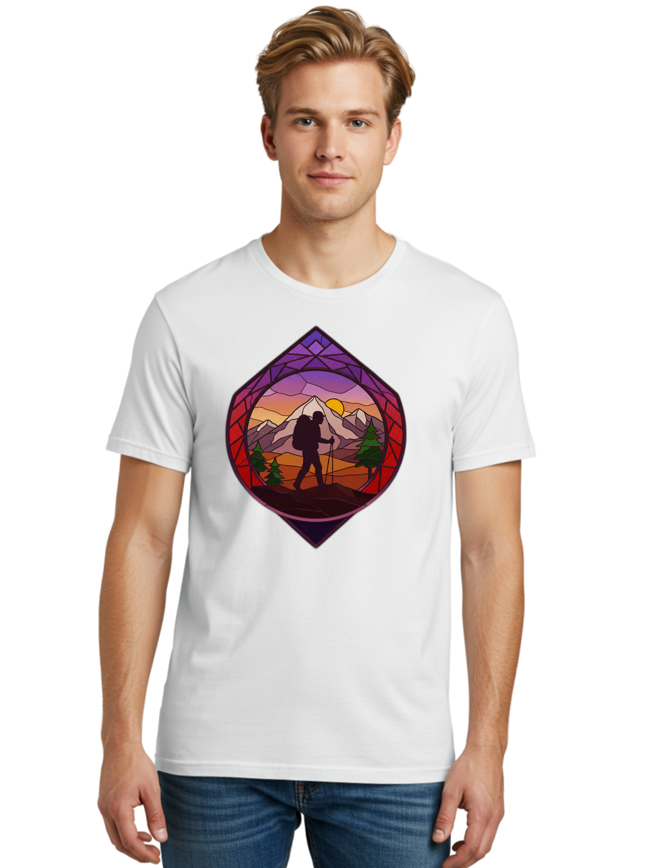 Hiker Men'S Graphic Tee, 100% Cotton, Comfortable Casual Summer Wear, Machine Washable, Vintage Camera, Old Camera, Antique Camera, Black Camera, Classic Photography, Photography Equipment, Nostalgic Device, Film Camera, Camera Art Bam648
