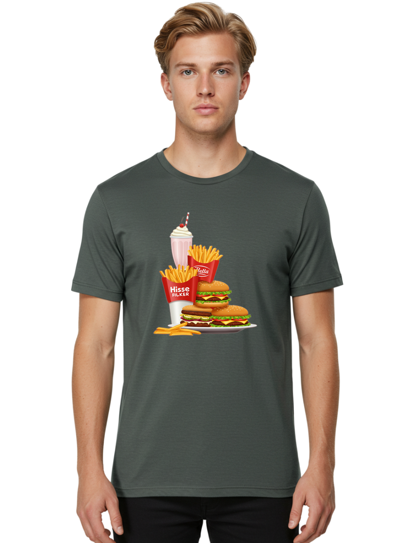 Hisse-Filker-Meal Men'S Graphic Tee, 100% Cotton, Comfortable Casual Summer Wear, Machine Washable, Vintage Camera, Old Camera, Antique Camera, Black Camera, Classic Photography, Photography Equipment, Nostalgic Device, Film Camera, Camera Art Bam649
