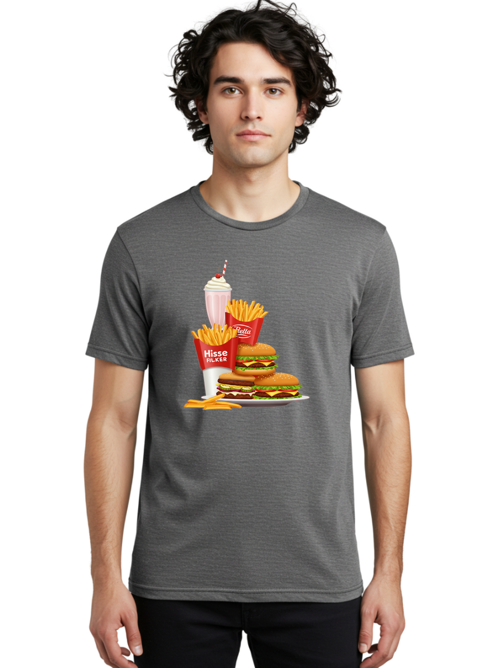 Hisse-Filker-Meal Men'S Graphic Tee, 100% Cotton, Comfortable Casual Summer Wear, Machine Washable, Vintage Camera, Old Camera, Antique Camera, Black Camera, Classic Photography, Photography Equipment, Nostalgic Device, Film Camera, Camera Art Bam649