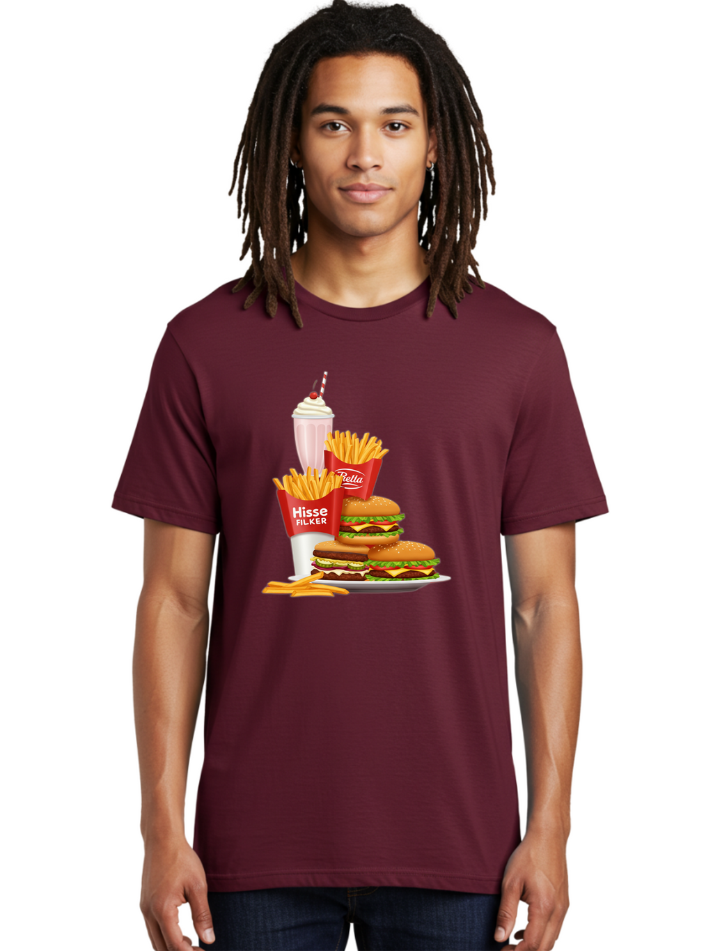 Hisse-Filker-Meal Men'S Graphic Tee, 100% Cotton, Comfortable Casual Summer Wear, Machine Washable, Vintage Camera, Old Camera, Antique Camera, Black Camera, Classic Photography, Photography Equipment, Nostalgic Device, Film Camera, Camera Art Bam649